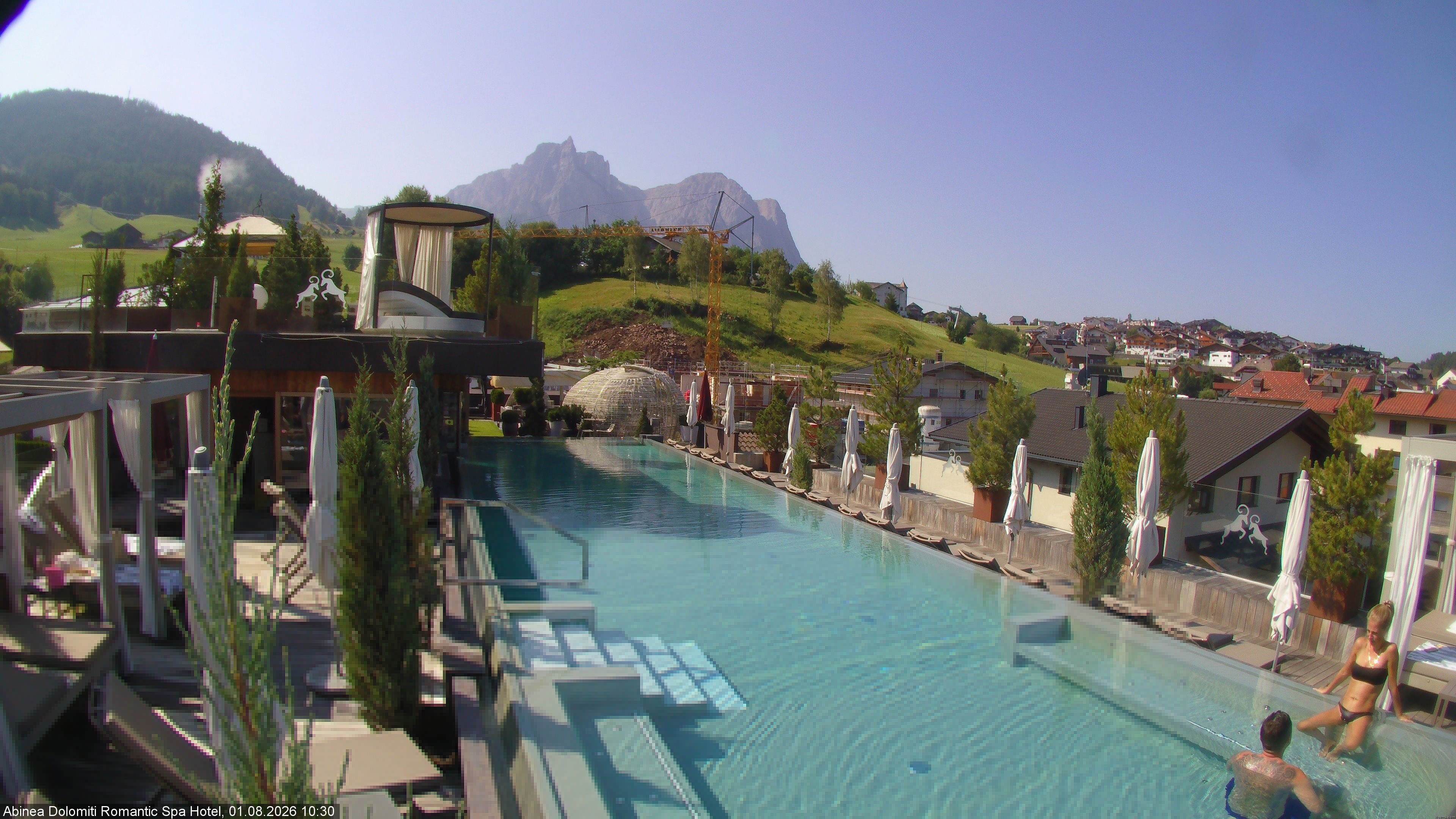 Archiv Foto Webcam Abinea Dolomiti Romantic Spa Hotel - Kastelruth