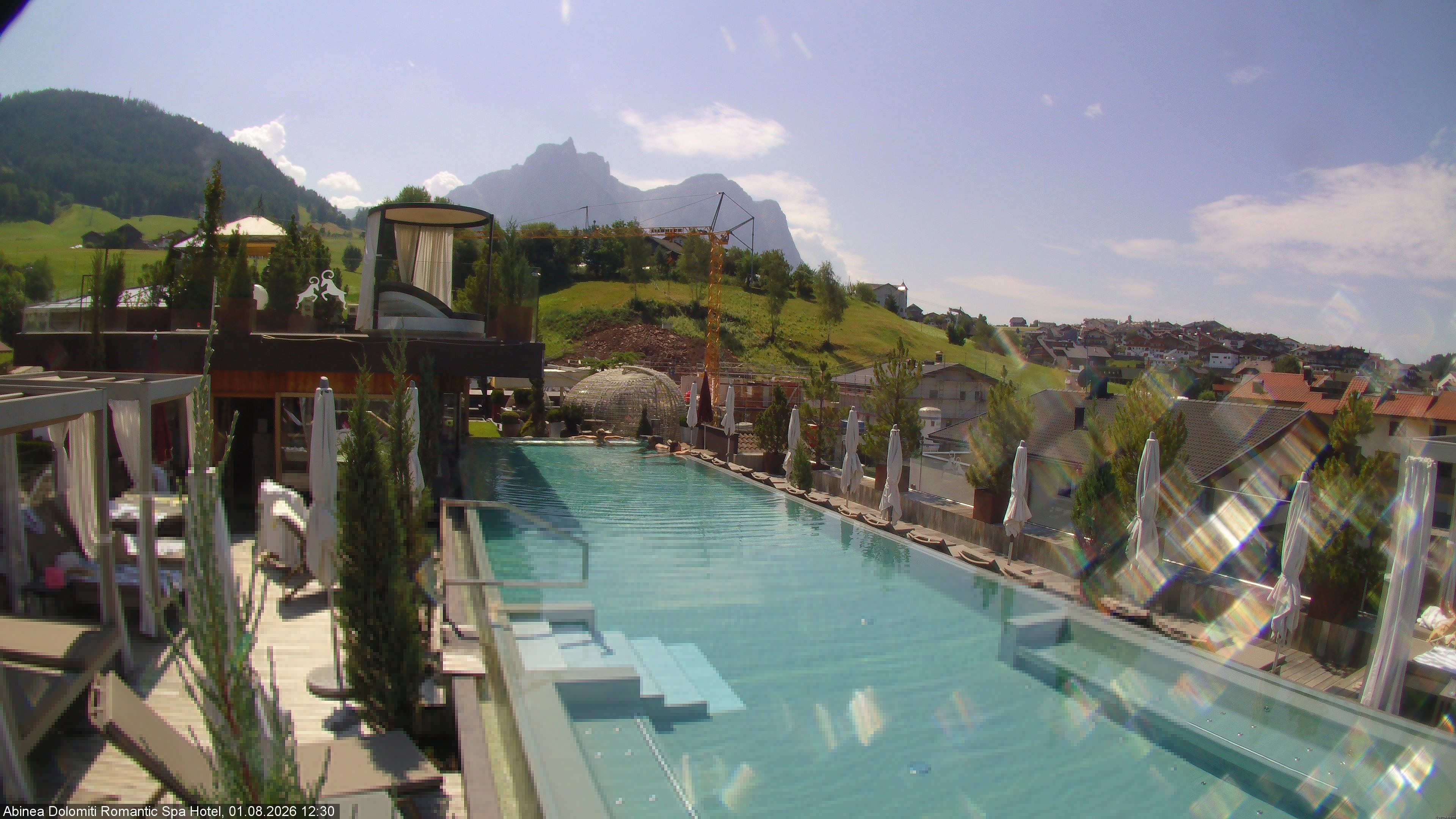 Archiv Foto Webcam Abinea Dolomiti Romantic Spa Hotel - Kastelruth