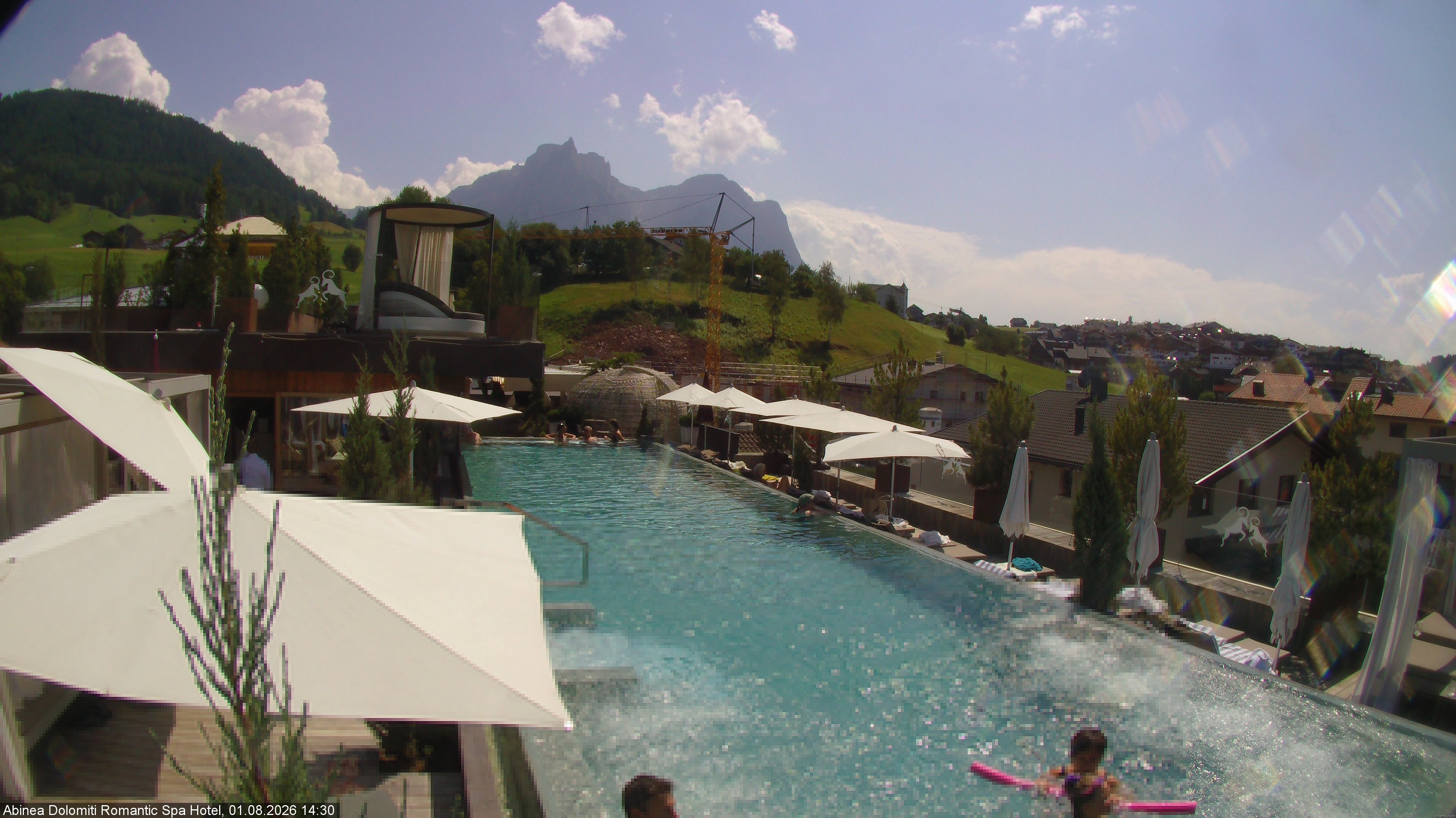 Archiv Foto Webcam Abinea Dolomiti Romantic Spa Hotel - Kastelruth