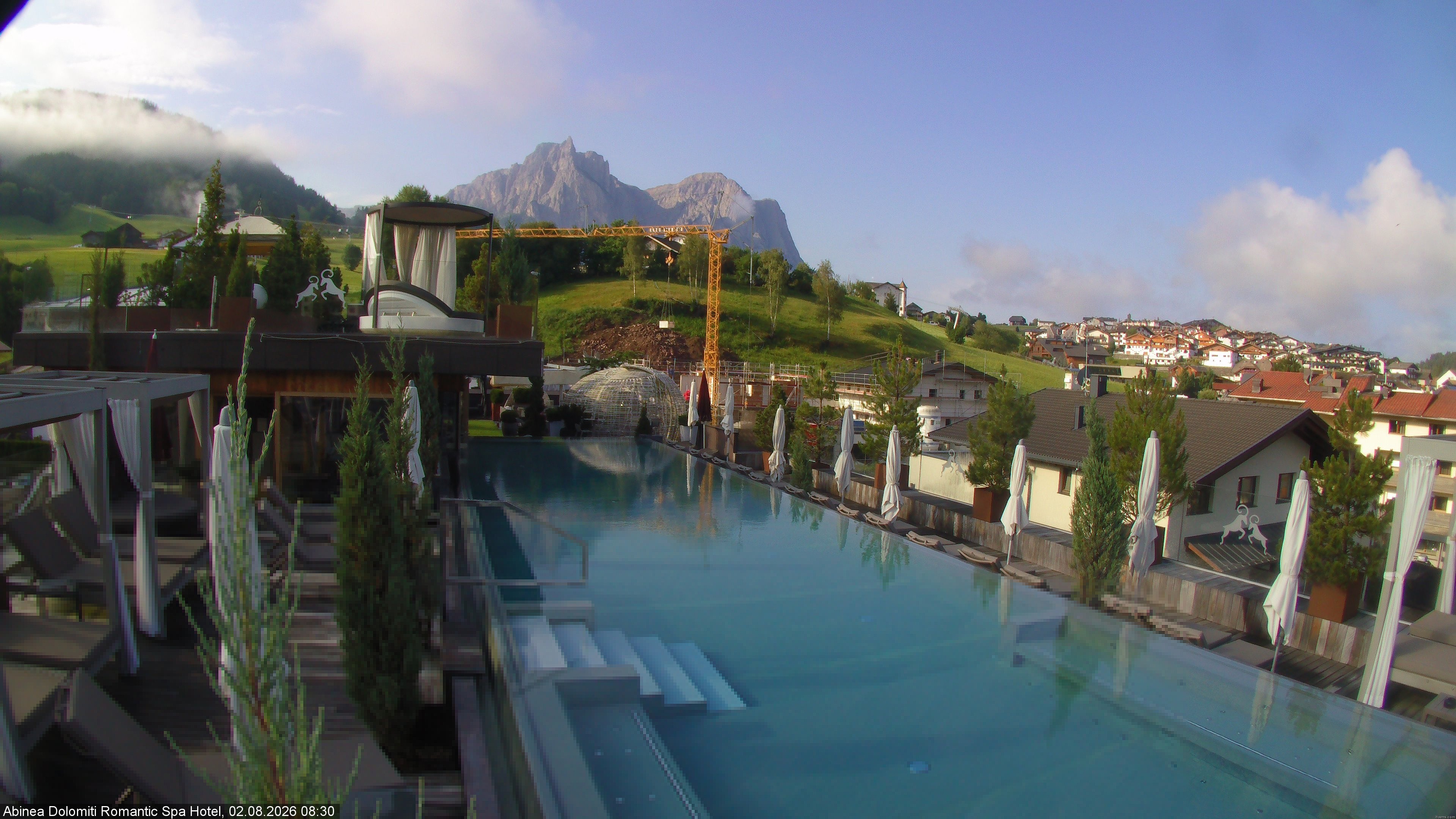 Archiv Foto Webcam Abinea Dolomiti Romantic Spa Hotel - Kastelruth