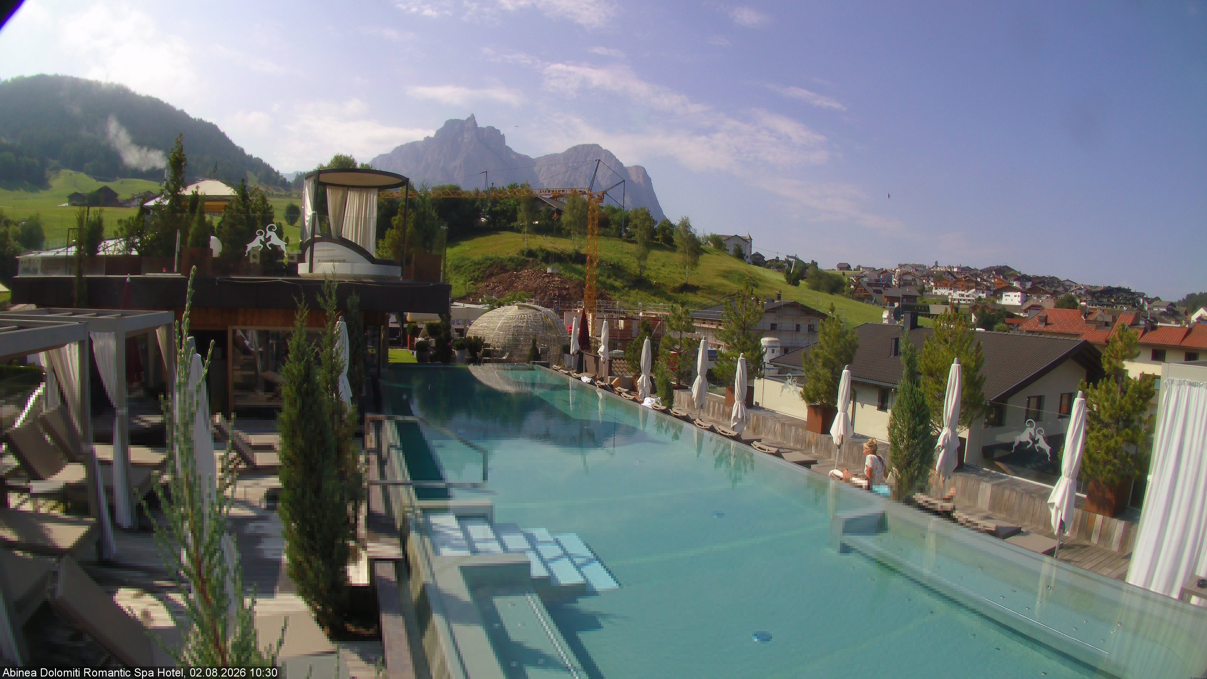 Archiv Foto Webcam Abinea Dolomiti Romantic Spa Hotel - Kastelruth
