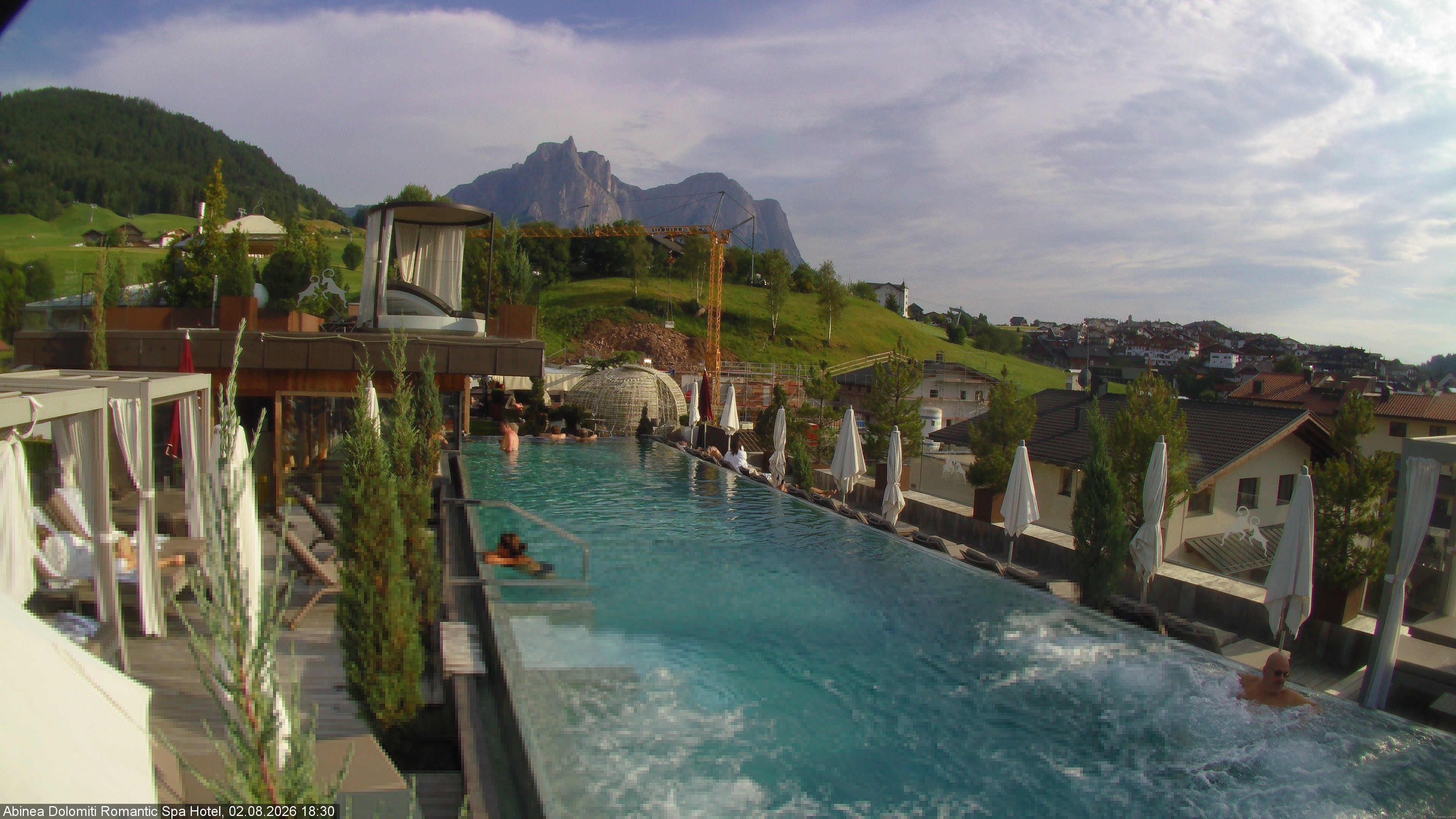 Archiv Foto Webcam Abinea Dolomiti Romantic Spa Hotel - Kastelruth