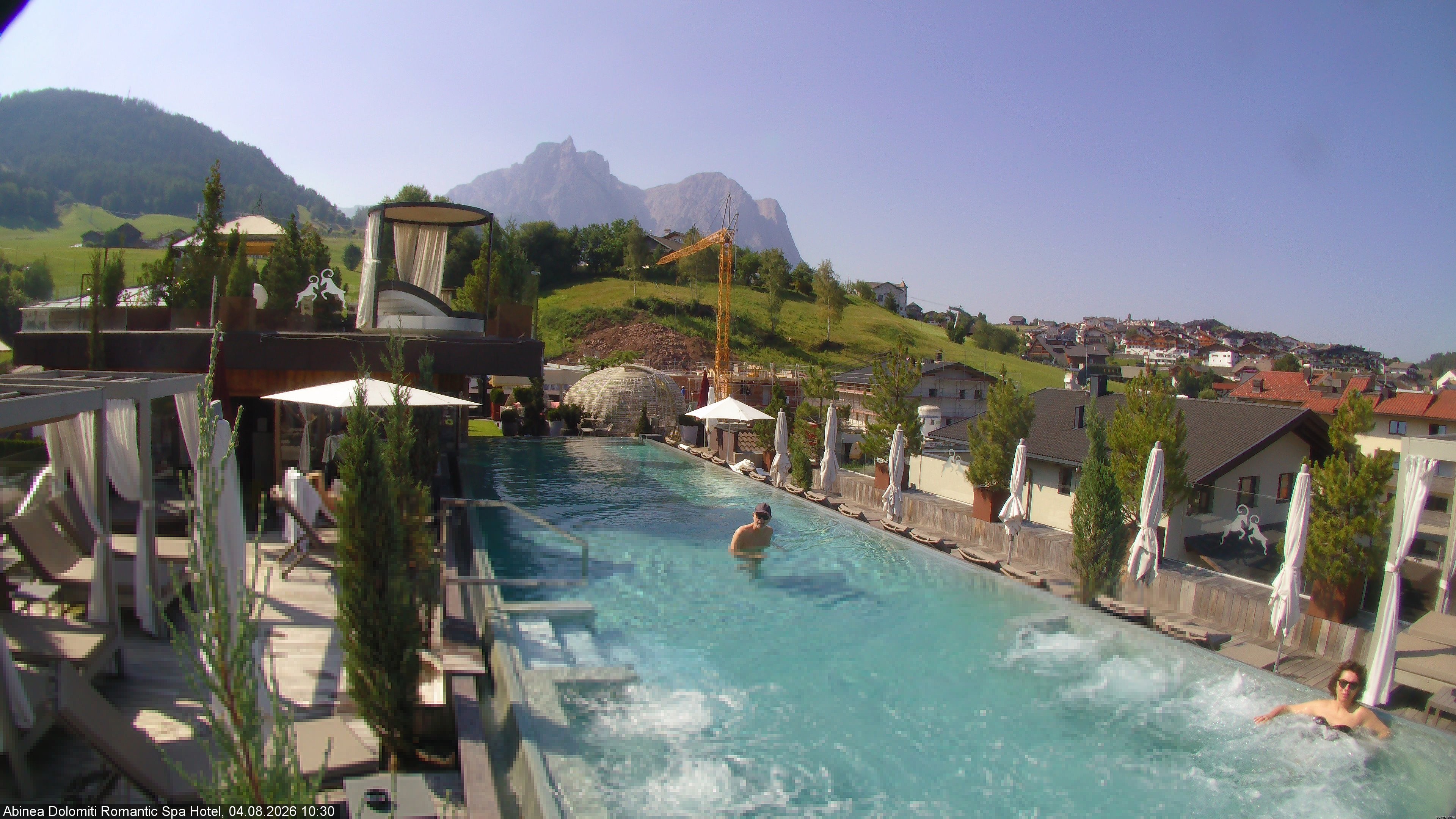 Archiv Foto Webcam Abinea Dolomiti Romantic Spa Hotel - Kastelruth