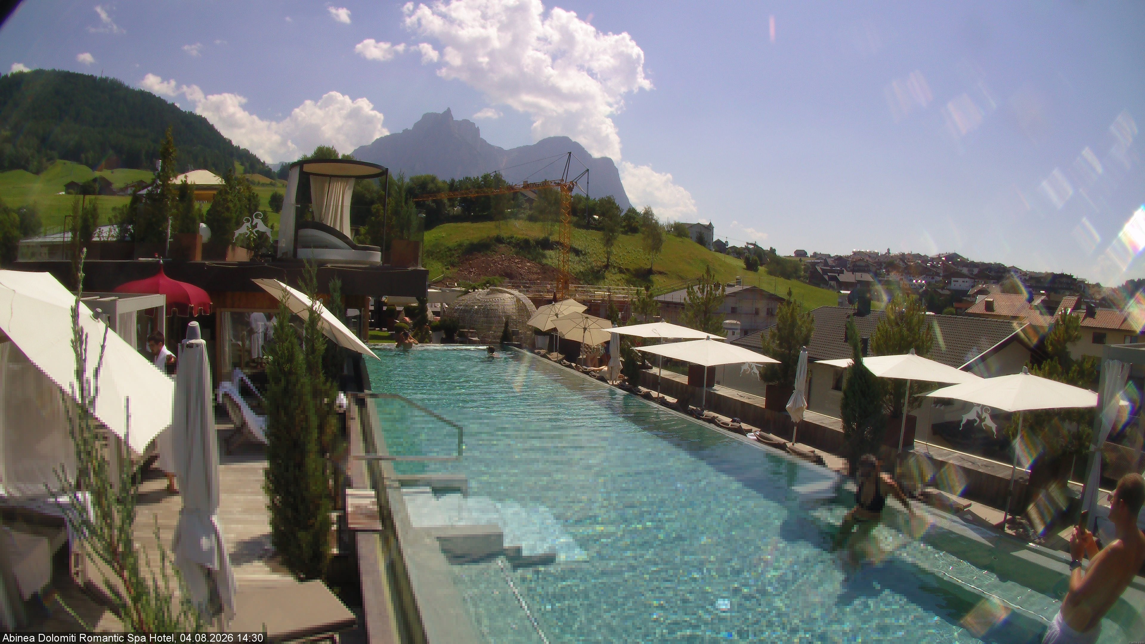 Archiv Foto Webcam Abinea Dolomiti Romantic Spa Hotel - Kastelruth