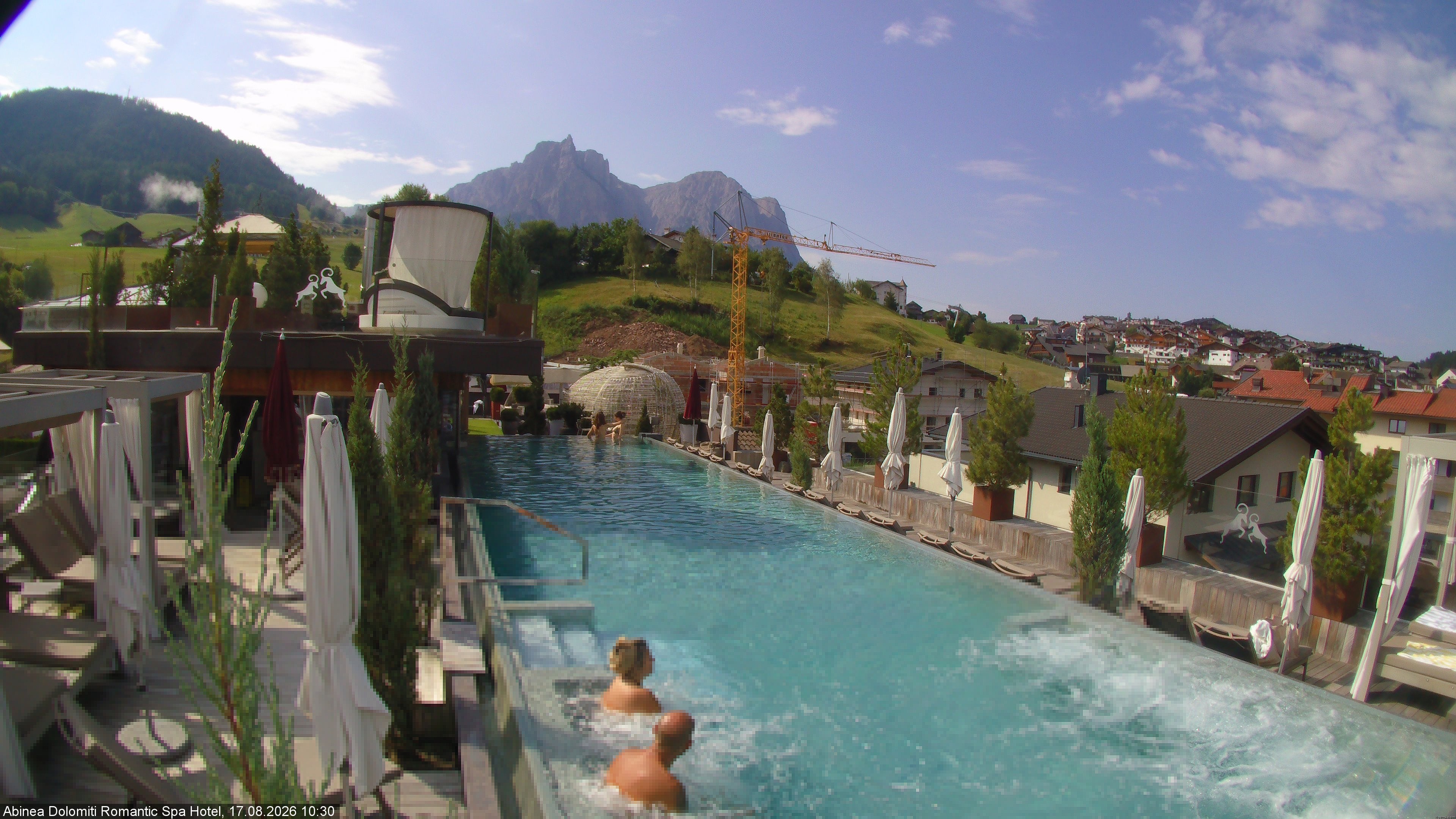 Archiv Foto Webcam Abinea Dolomiti Romantic Spa Hotel - Kastelruth