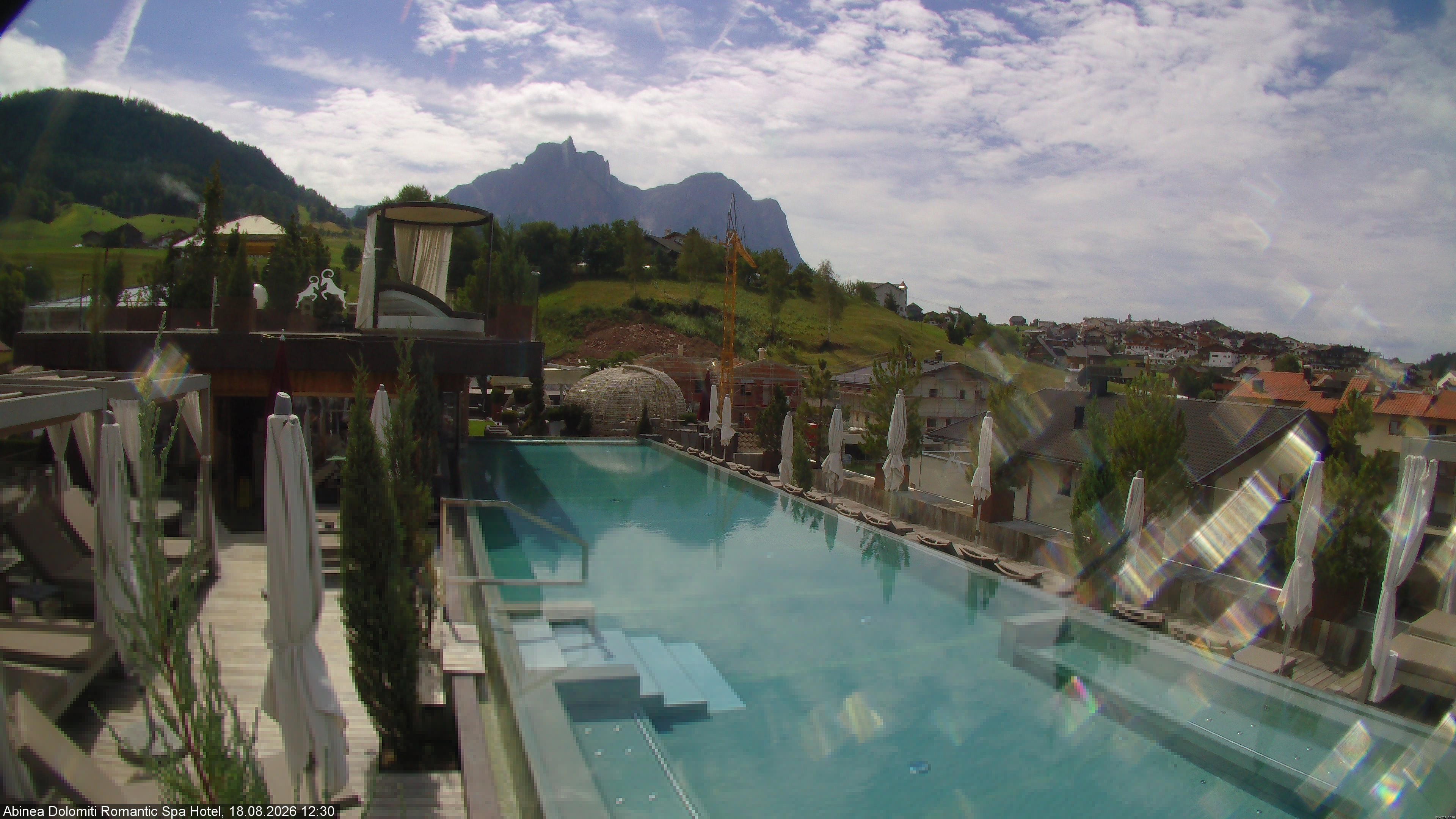Archiv Foto Webcam Abinea Dolomiti Romantic Spa Hotel - Kastelruth