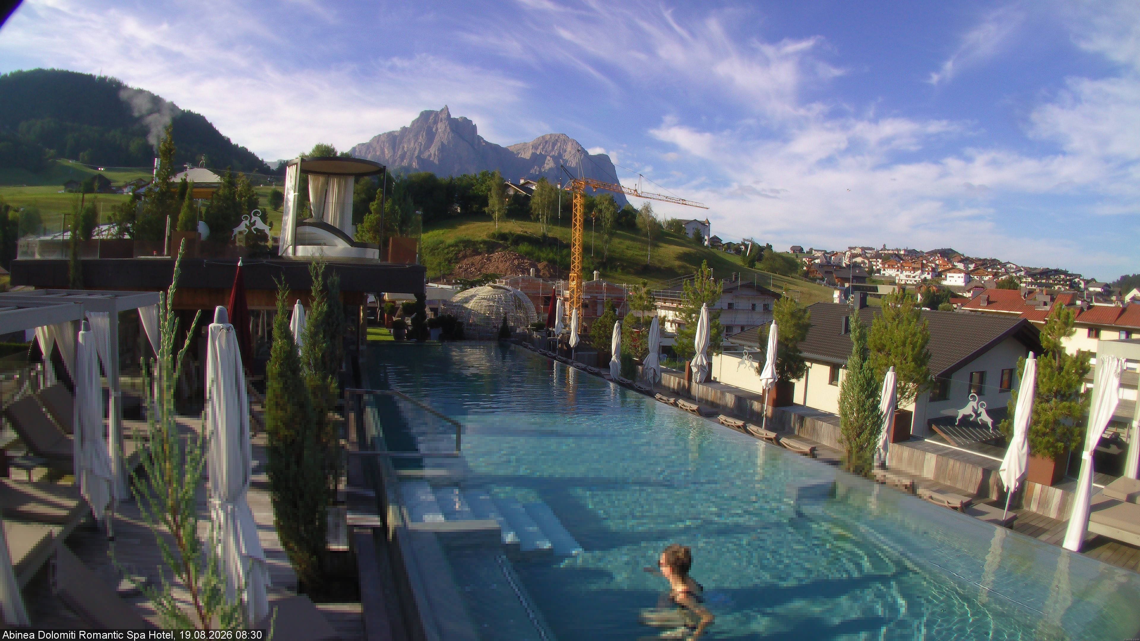 Archiv Foto Webcam Abinea Dolomiti Romantic Spa Hotel - Kastelruth