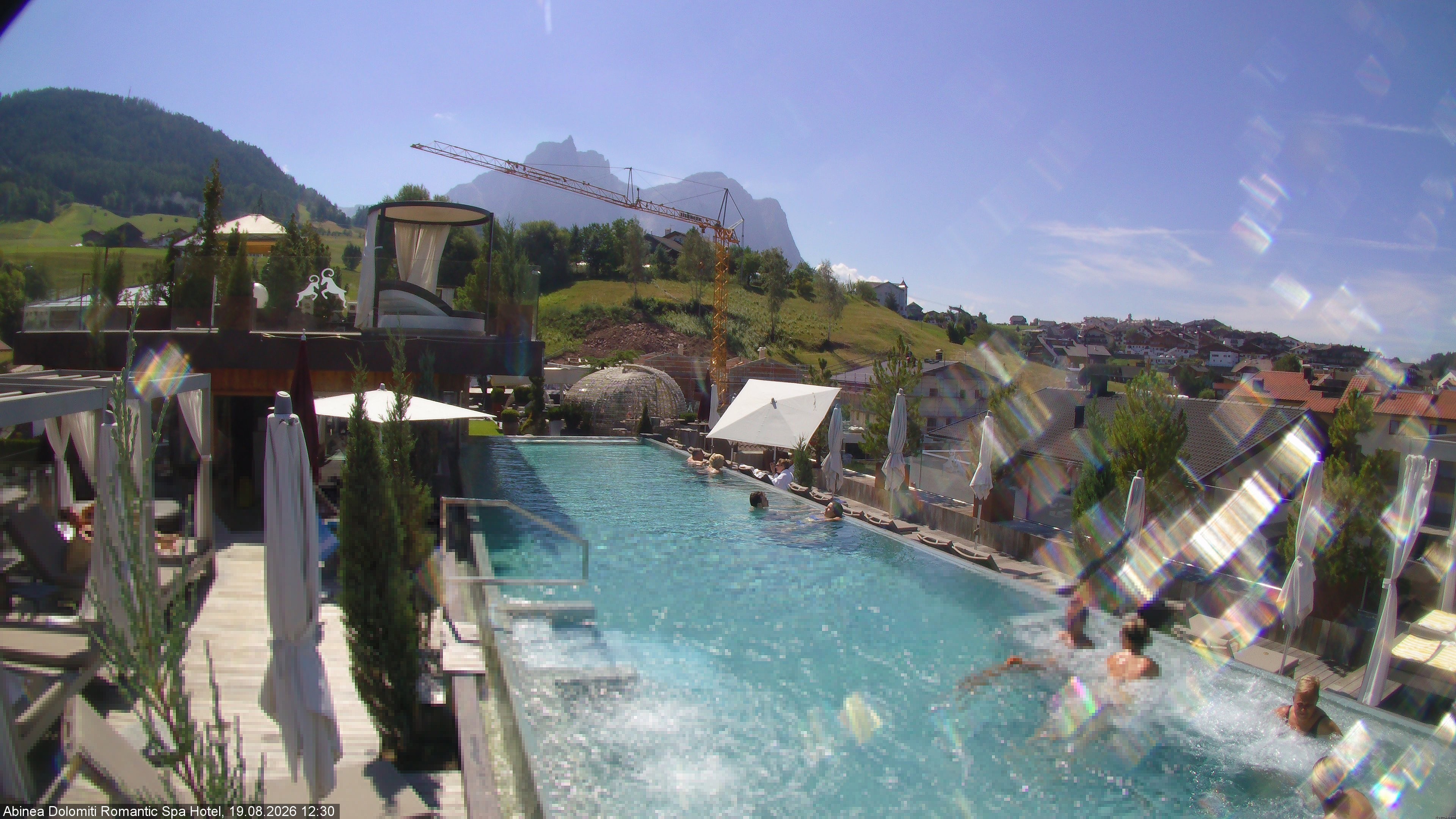 Archiv Foto Webcam Abinea Dolomiti Romantic Spa Hotel - Kastelruth