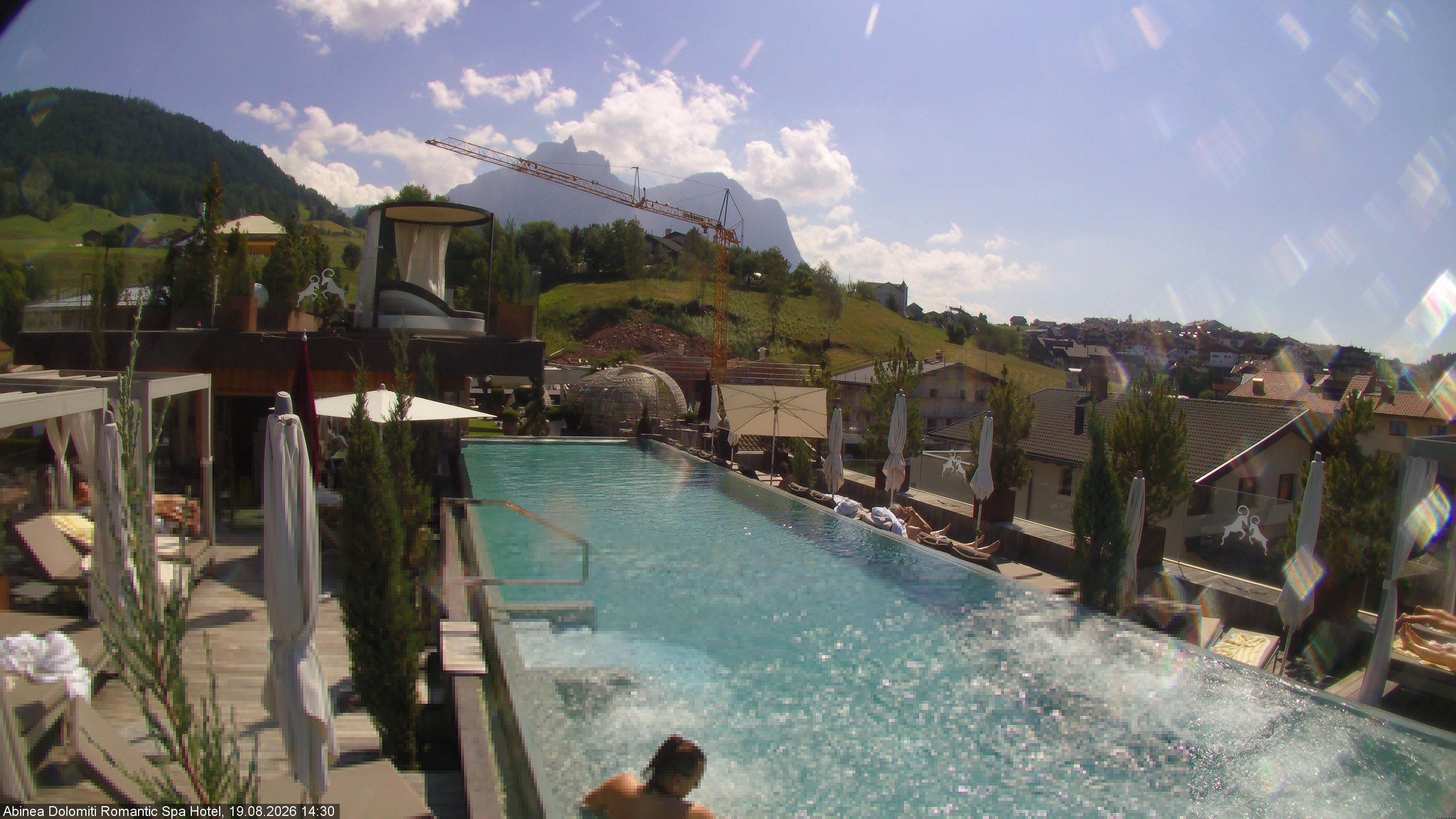 Archiv Foto Webcam Abinea Dolomiti Romantic Spa Hotel - Kastelruth