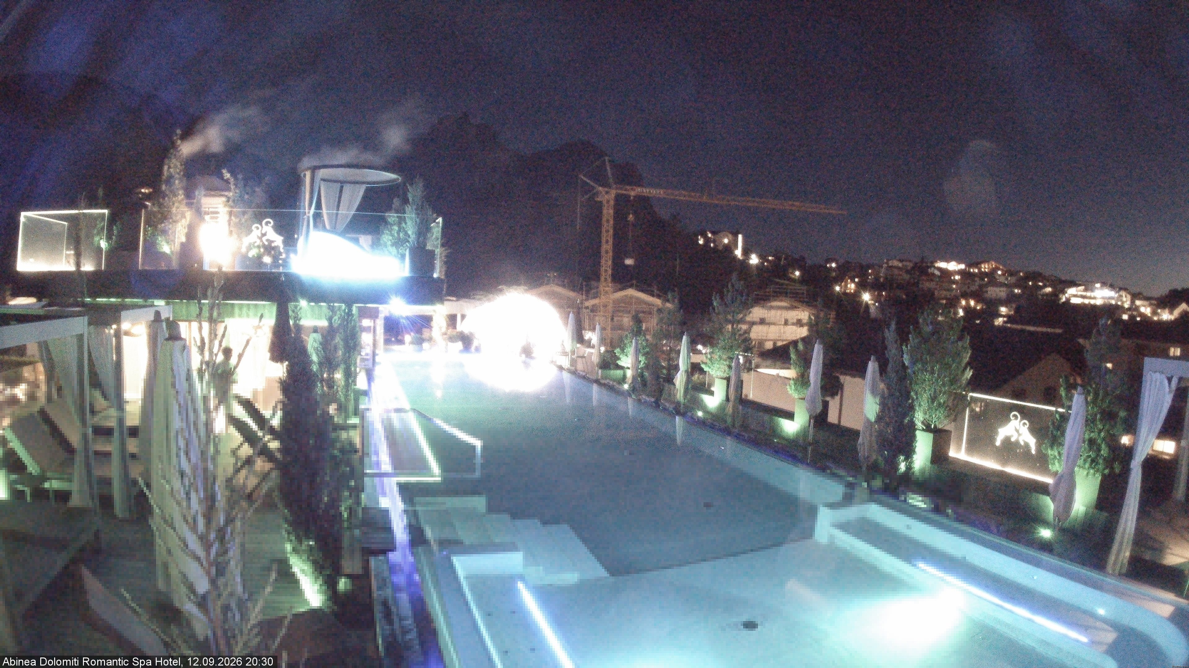 Archived image Webcam Kastelruth: Abinea Dolomiti Romantic Spa Hotel