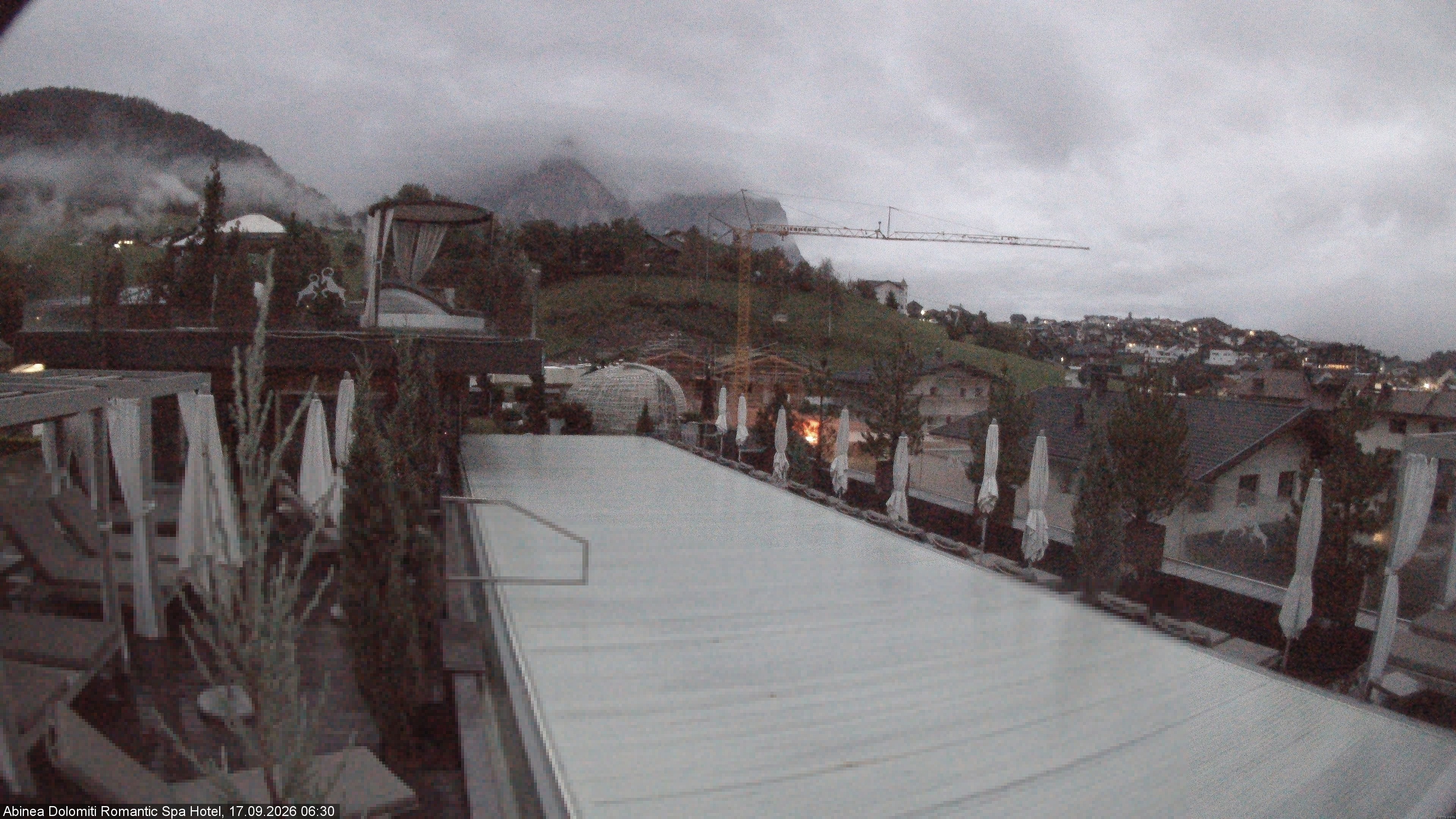 Archived image Webcam Kastelruth: Abinea Dolomiti Romantic Spa Hotel