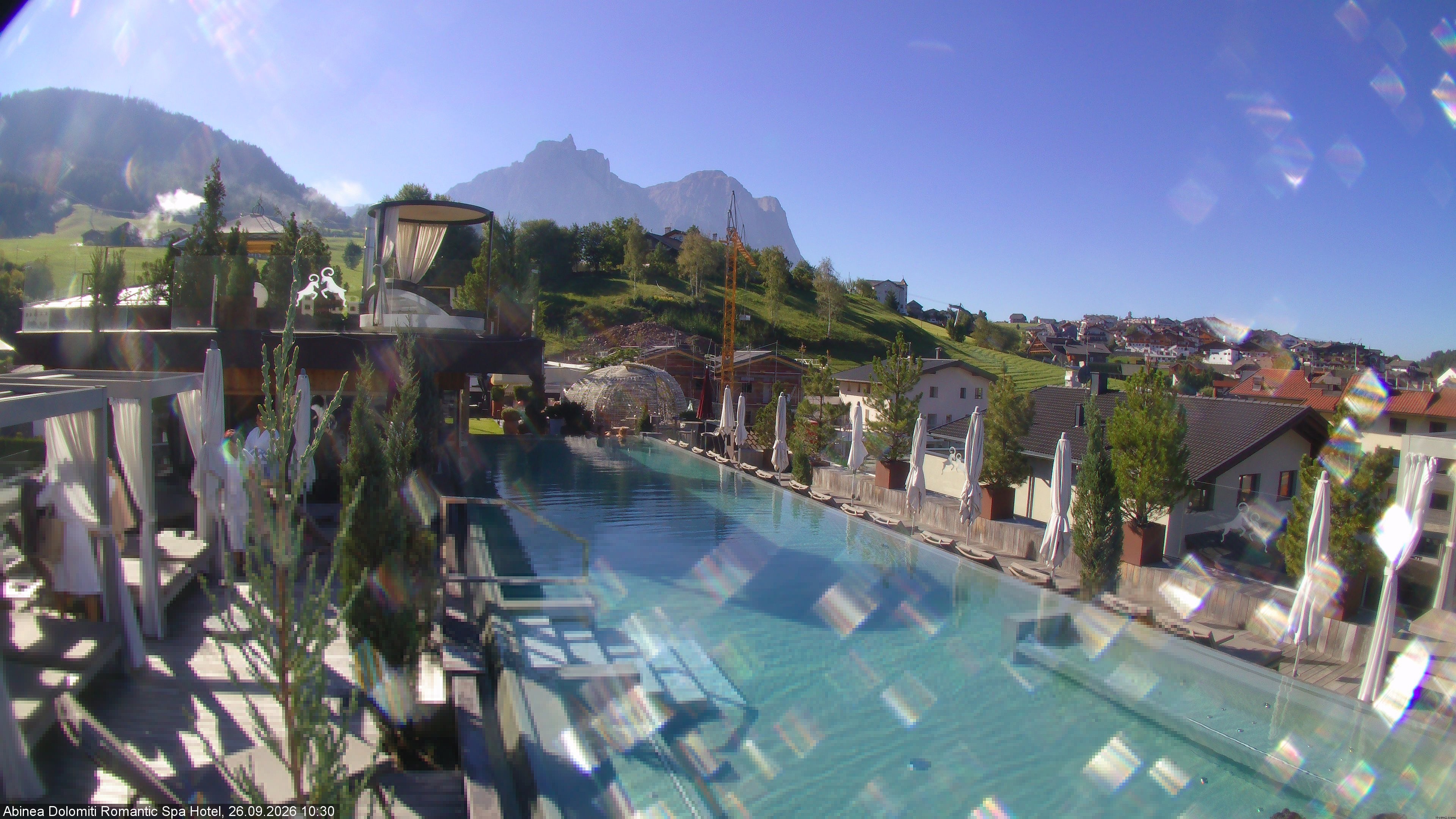 Archiv Foto Webcam Abinea Dolomiti Romantic Spa Hotel - Kastelruth