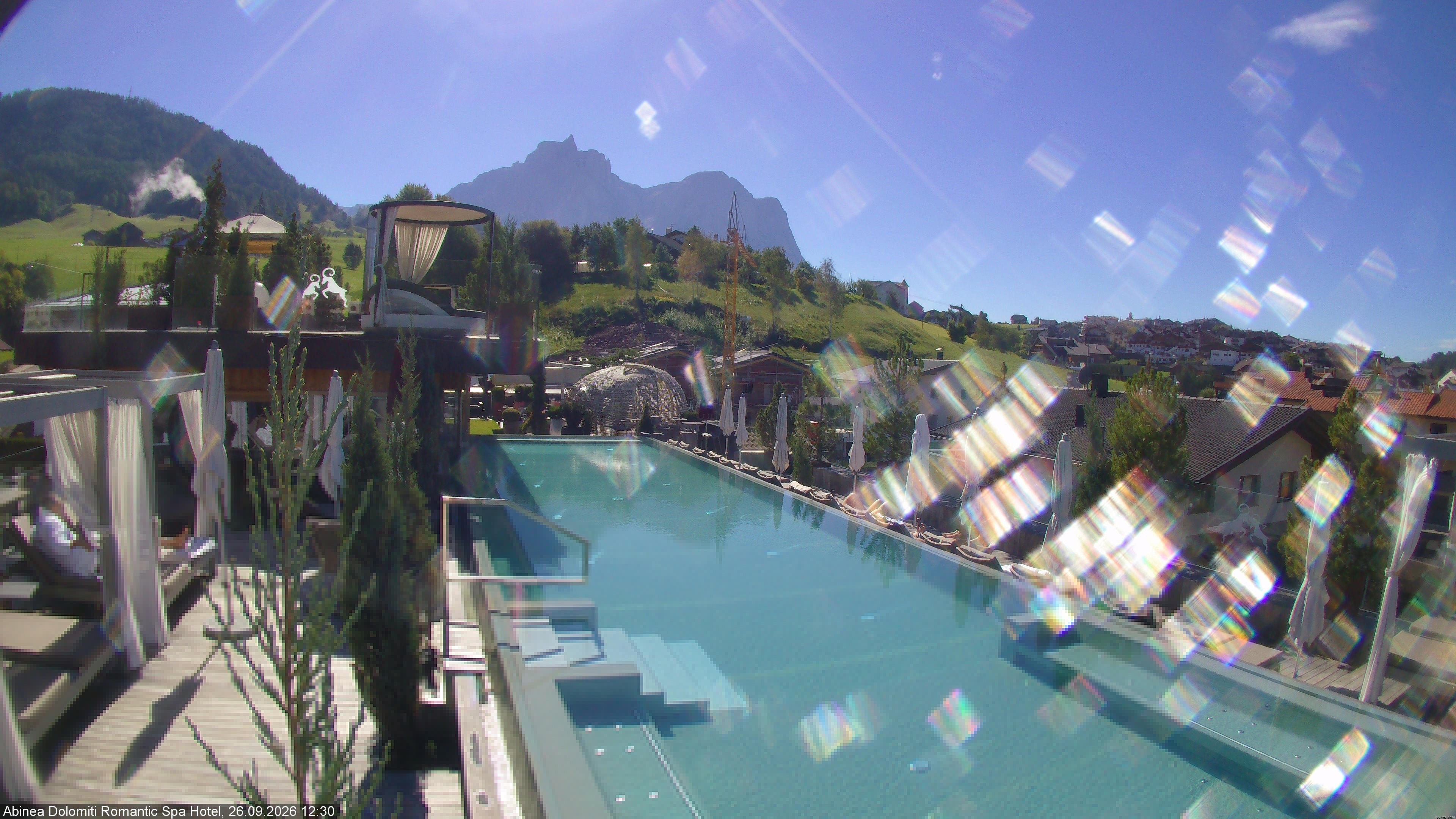 Archiv Foto Webcam Abinea Dolomiti Romantic Spa Hotel - Kastelruth