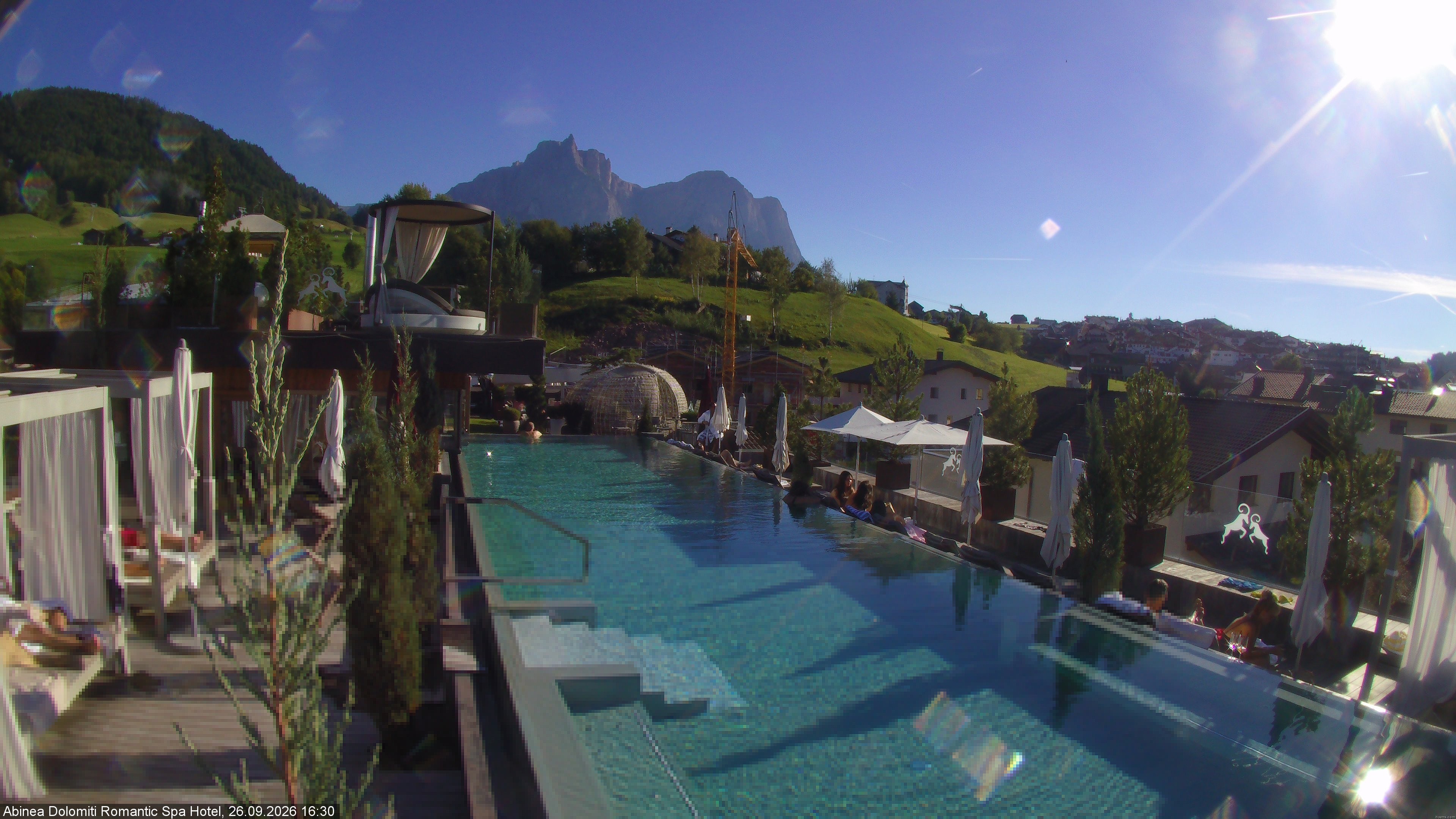 Archiv Foto Webcam Abinea Dolomiti Romantic Spa Hotel - Kastelruth