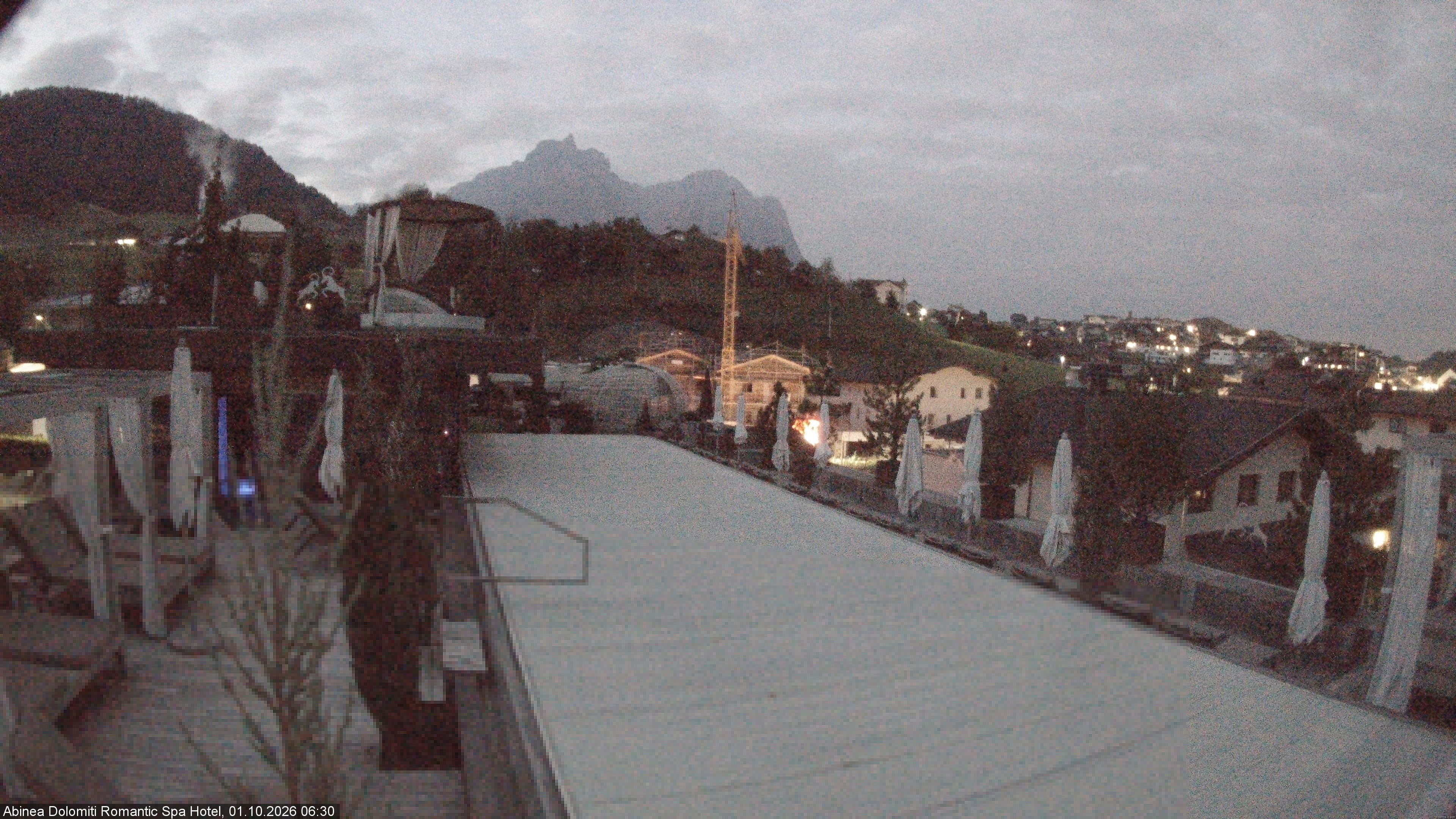Archived image Webcam Kastelruth: Abinea Dolomiti Romantic Spa Hotel