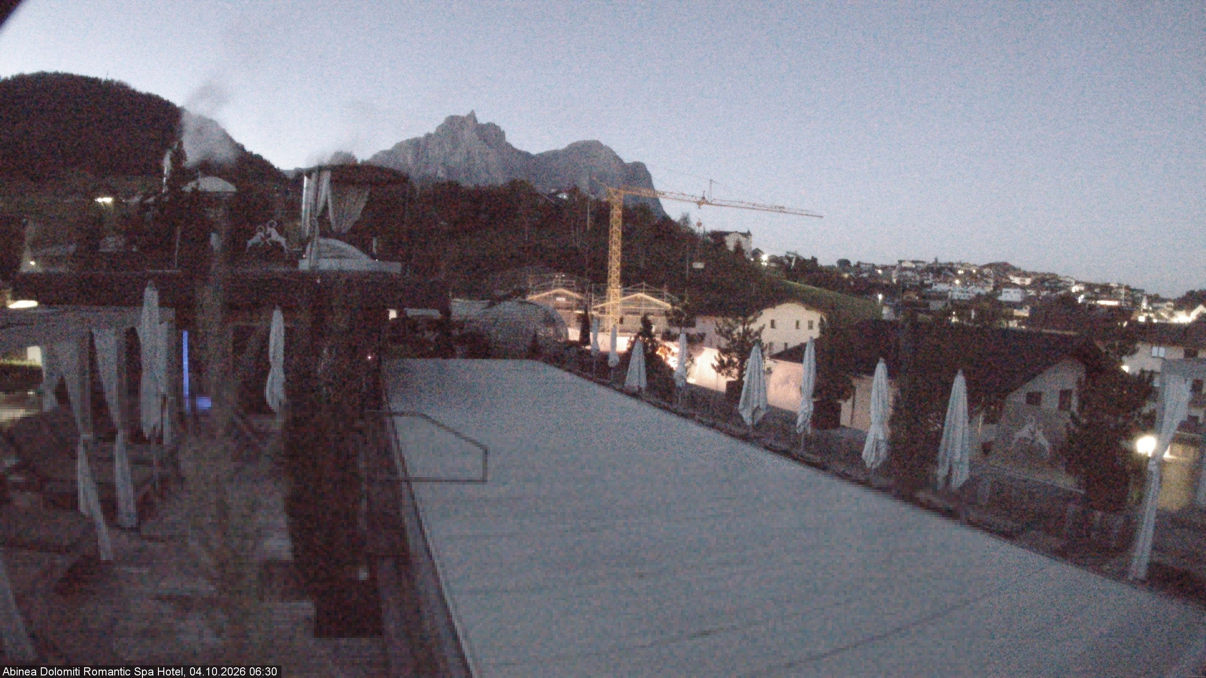 Archived image Webcam Kastelruth: Abinea Dolomiti Romantic Spa Hotel