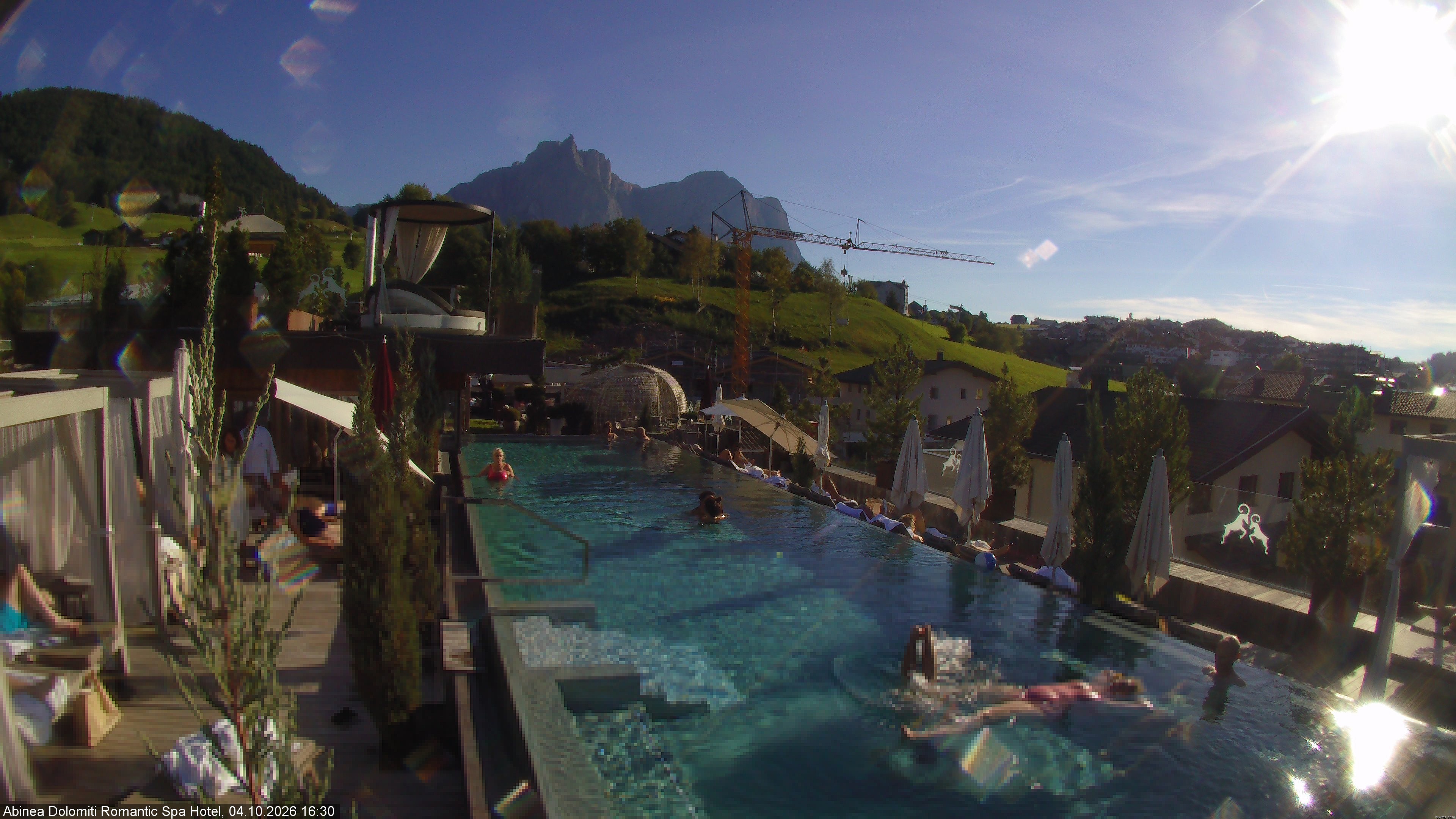 Archiv Foto Webcam Abinea Dolomiti Romantic Spa Hotel - Kastelruth