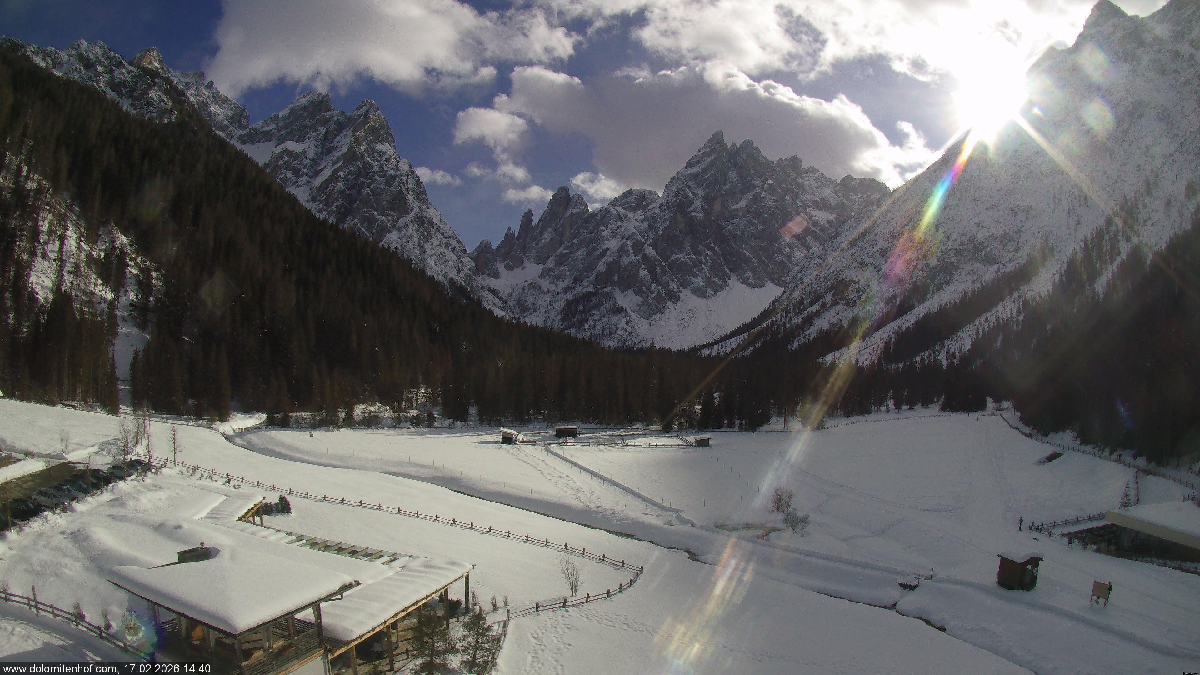 Archiv Foto Webcam Dolomitenhof - Fischleintal