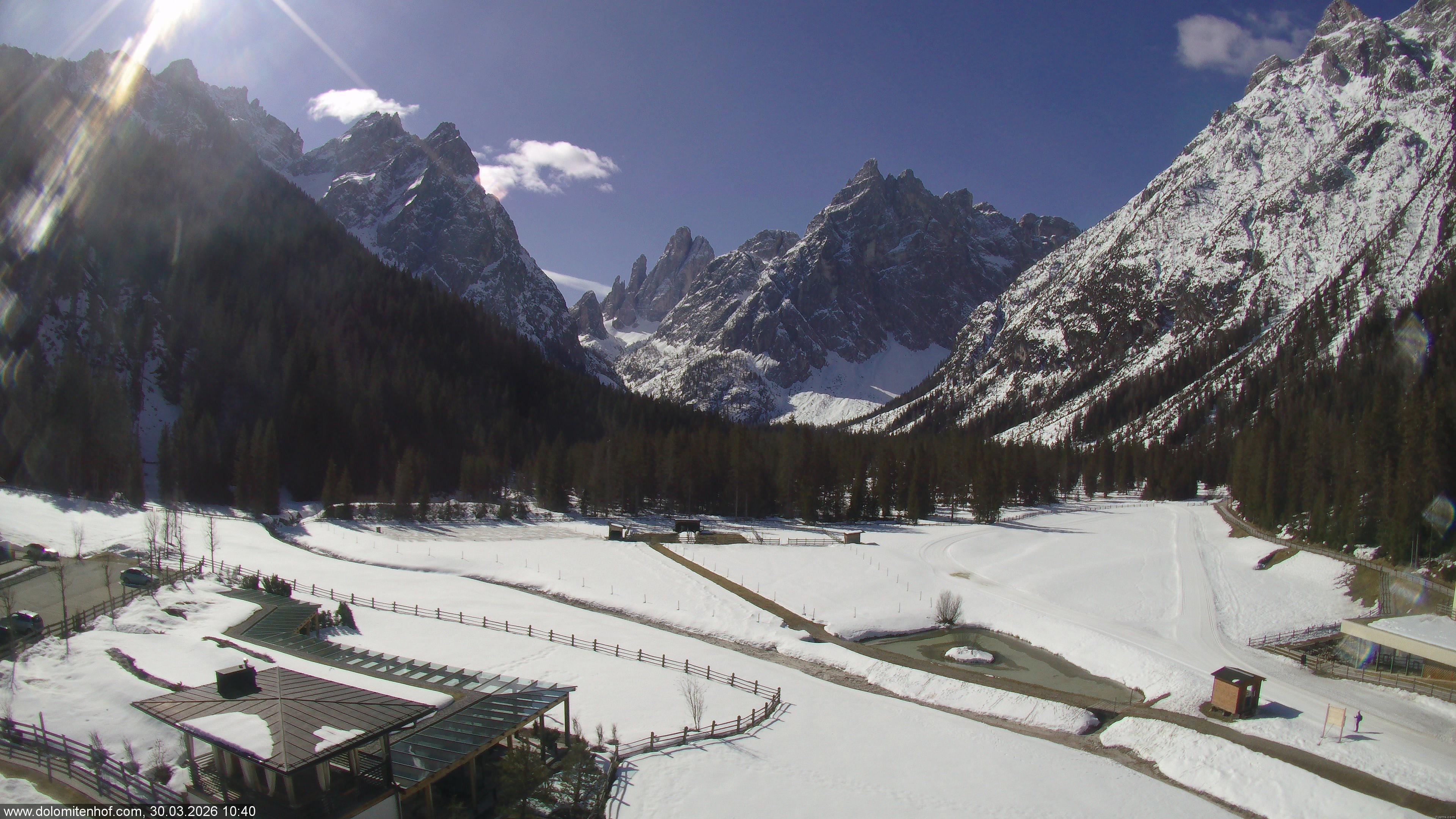 Archiv Foto Webcam Dolomitenhof - Fischleintal