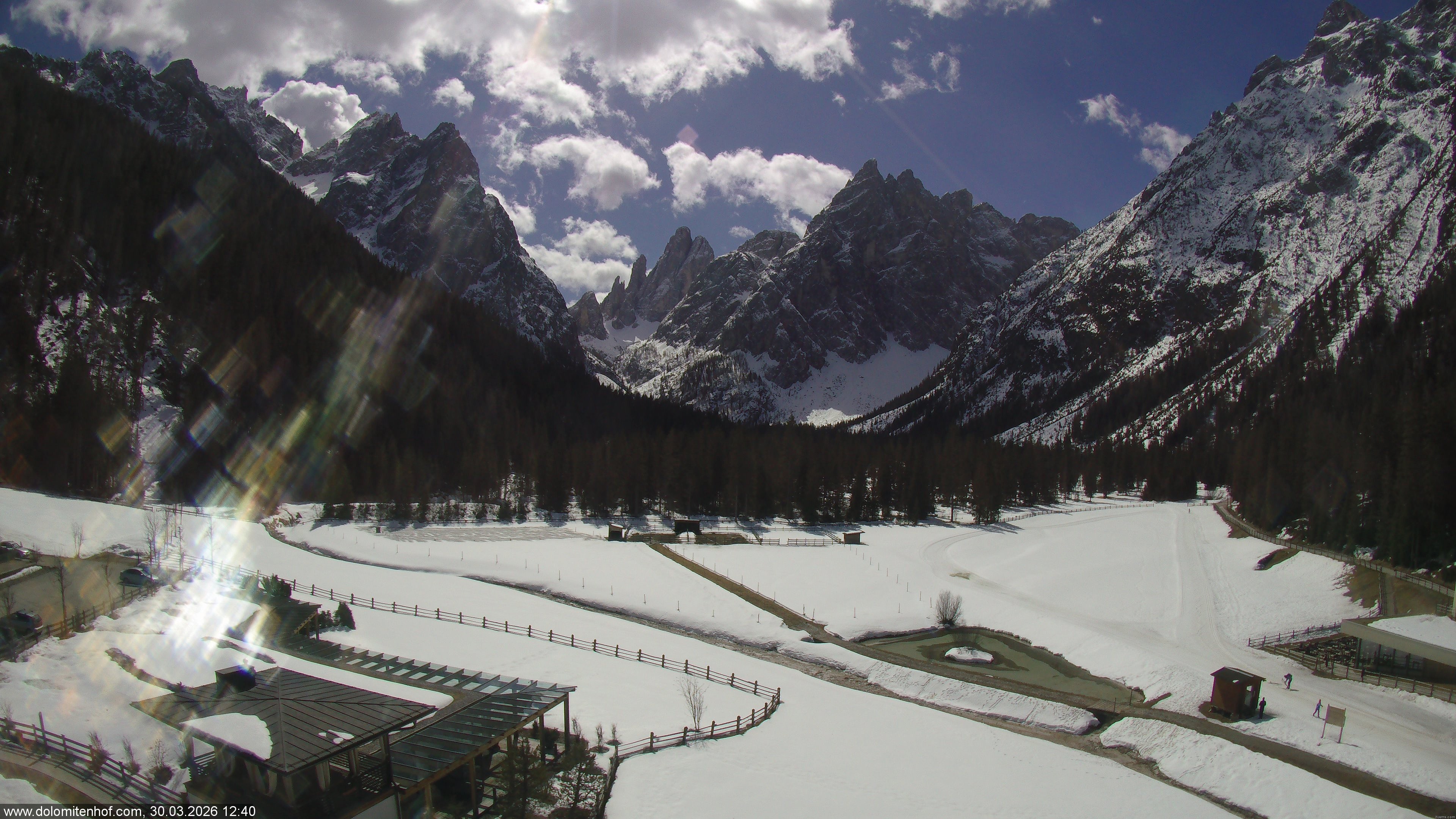 Archiv Foto Webcam Dolomitenhof - Fischleintal