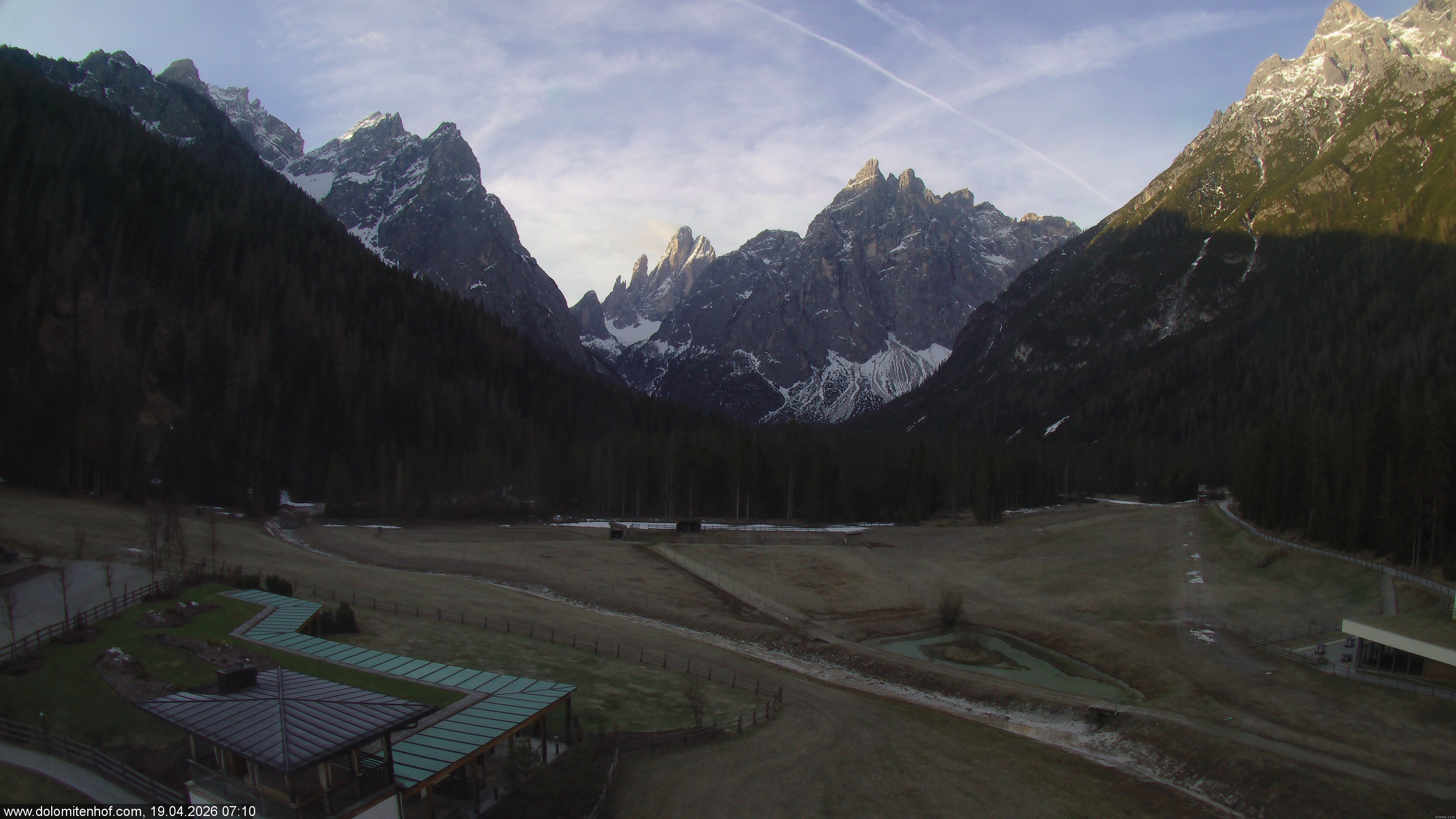 Archiv Foto Webcam Dolomitenhof - Fischleintal