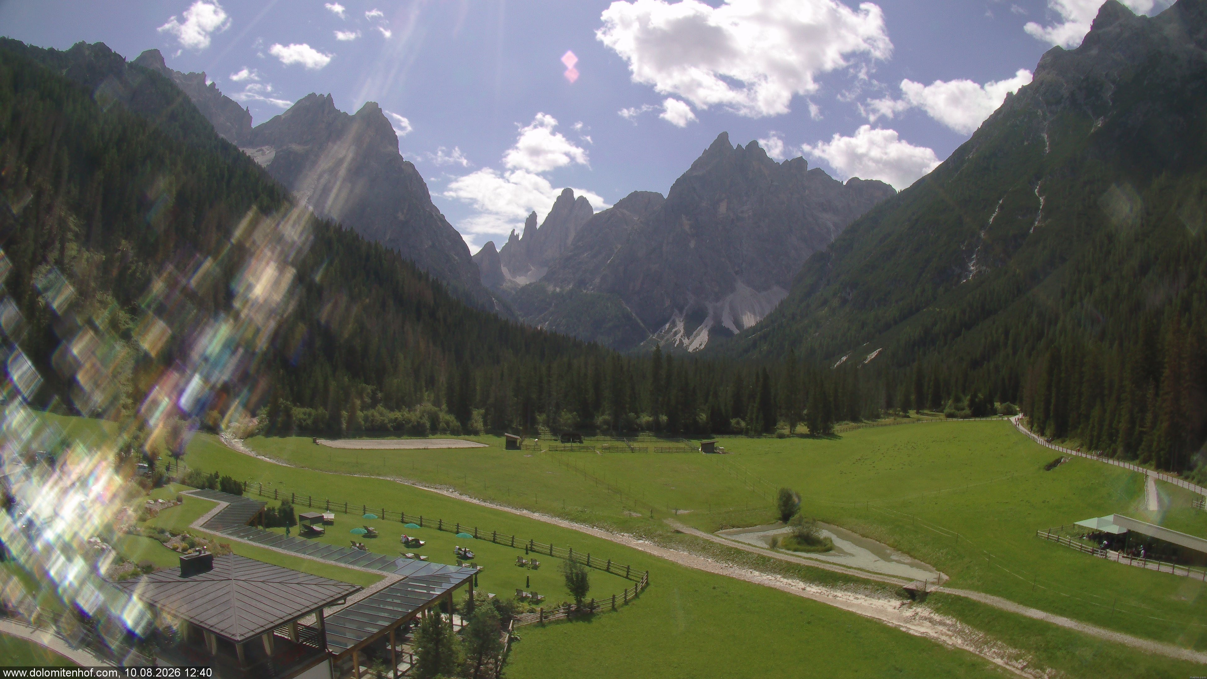 Archiv Foto Webcam Dolomitenhof - Fischleintal