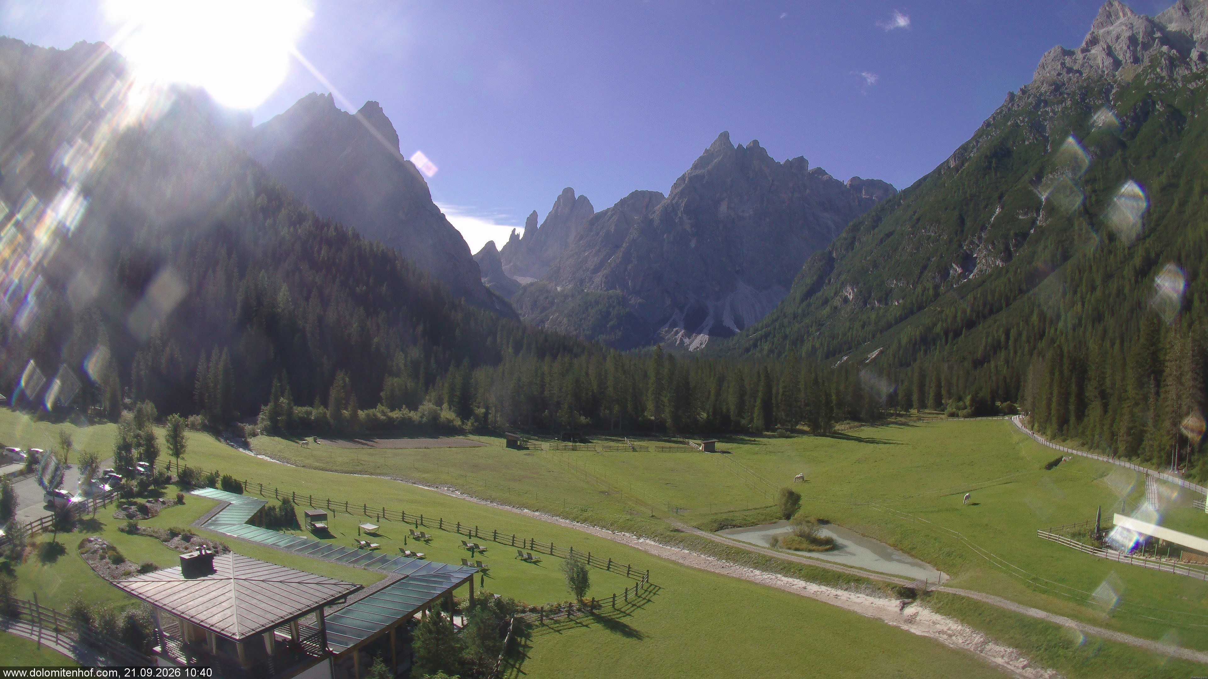 Archiv Foto Webcam Dolomitenhof - Fischleintal