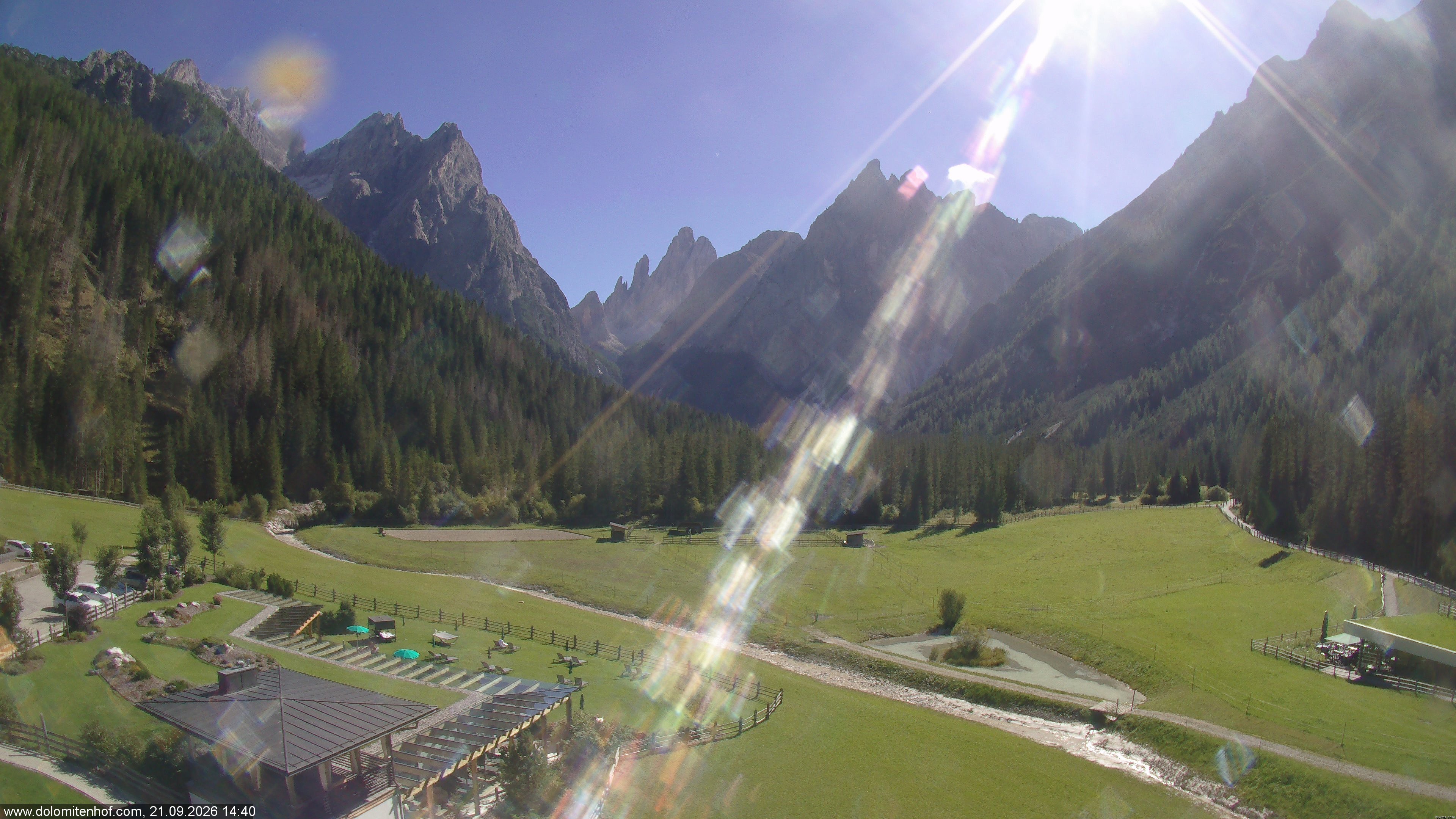 Archiv Foto Webcam Dolomitenhof - Fischleintal