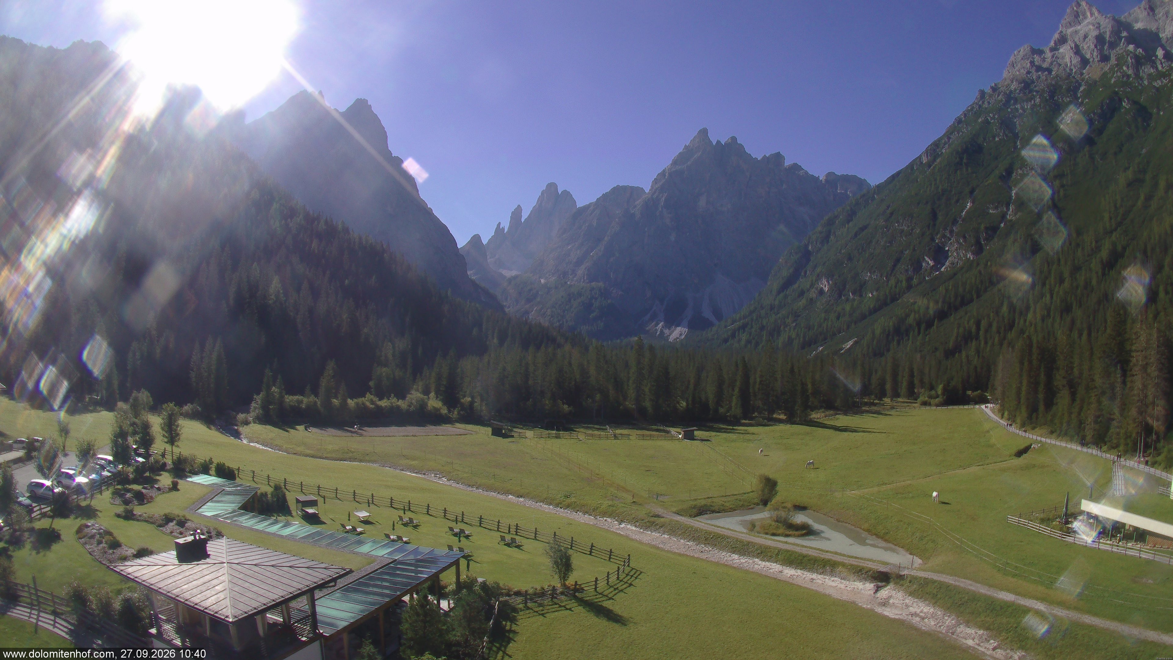 Archiv Foto Webcam Dolomitenhof - Fischleintal