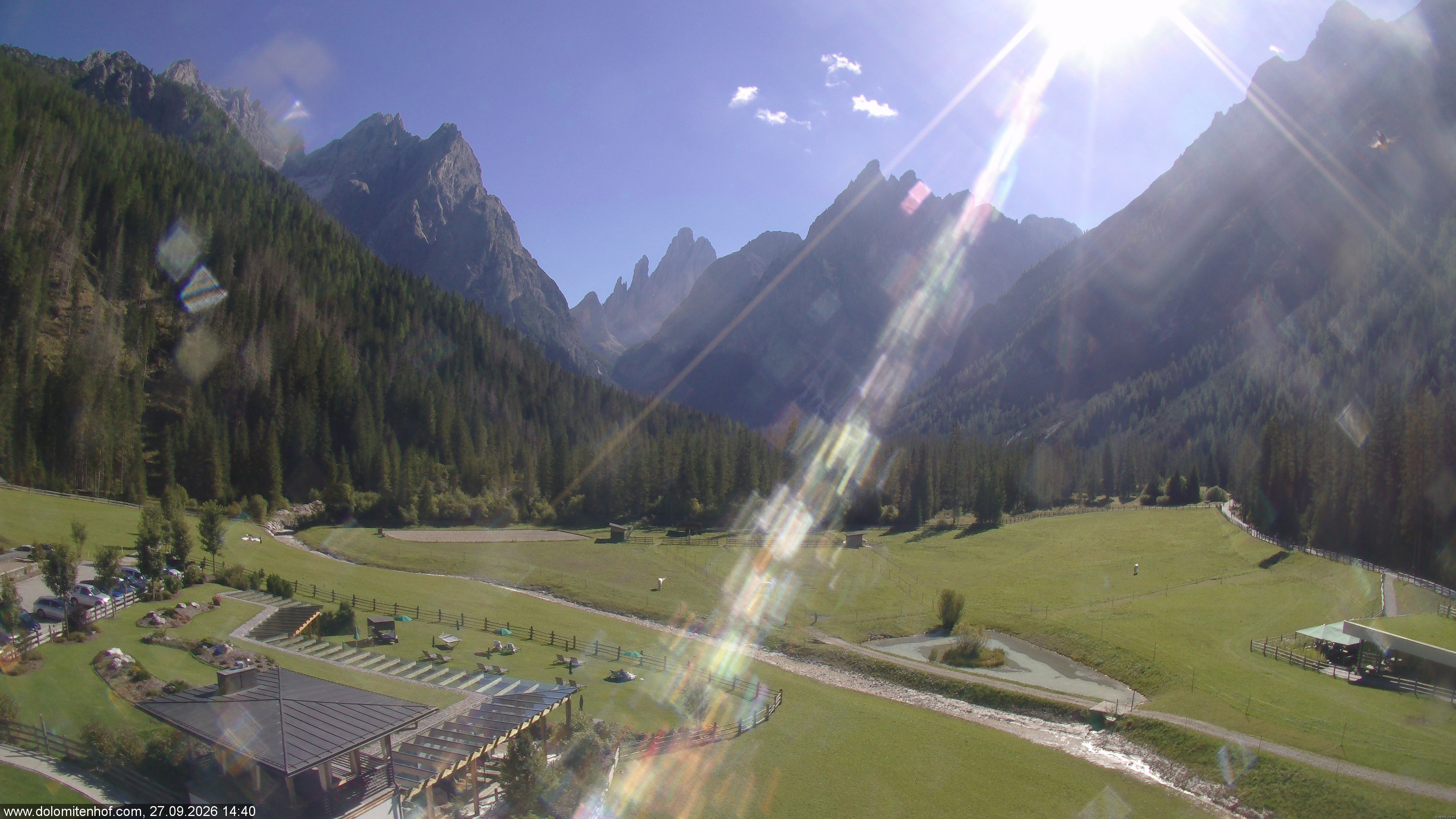 Archiv Foto Webcam Dolomitenhof - Fischleintal