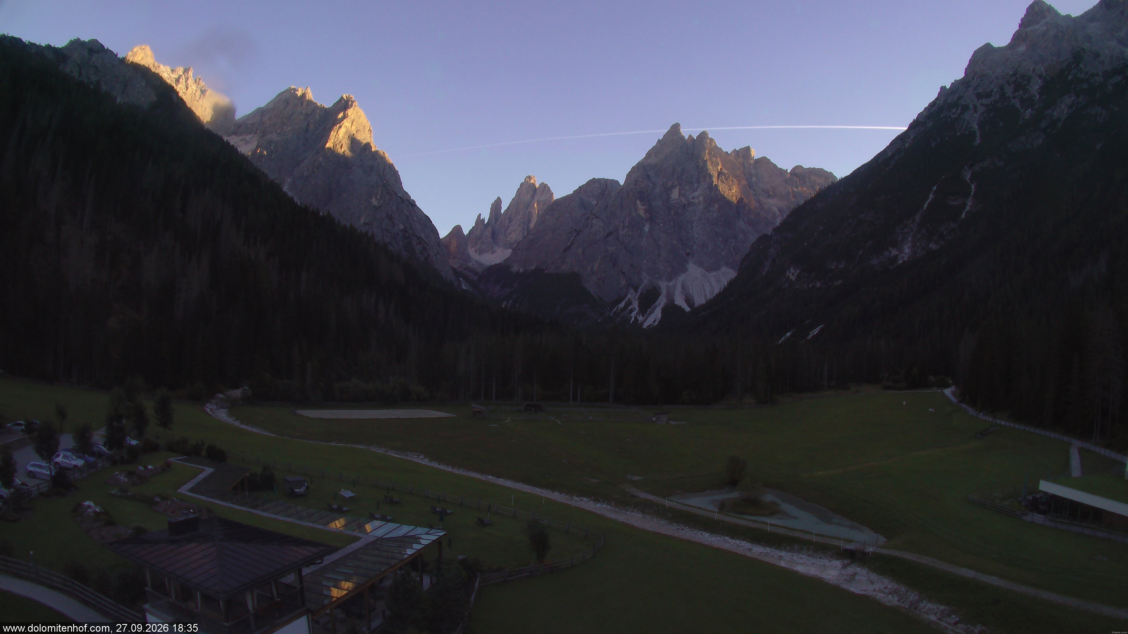 Archiv Foto Webcam Dolomitenhof - Fischleintal