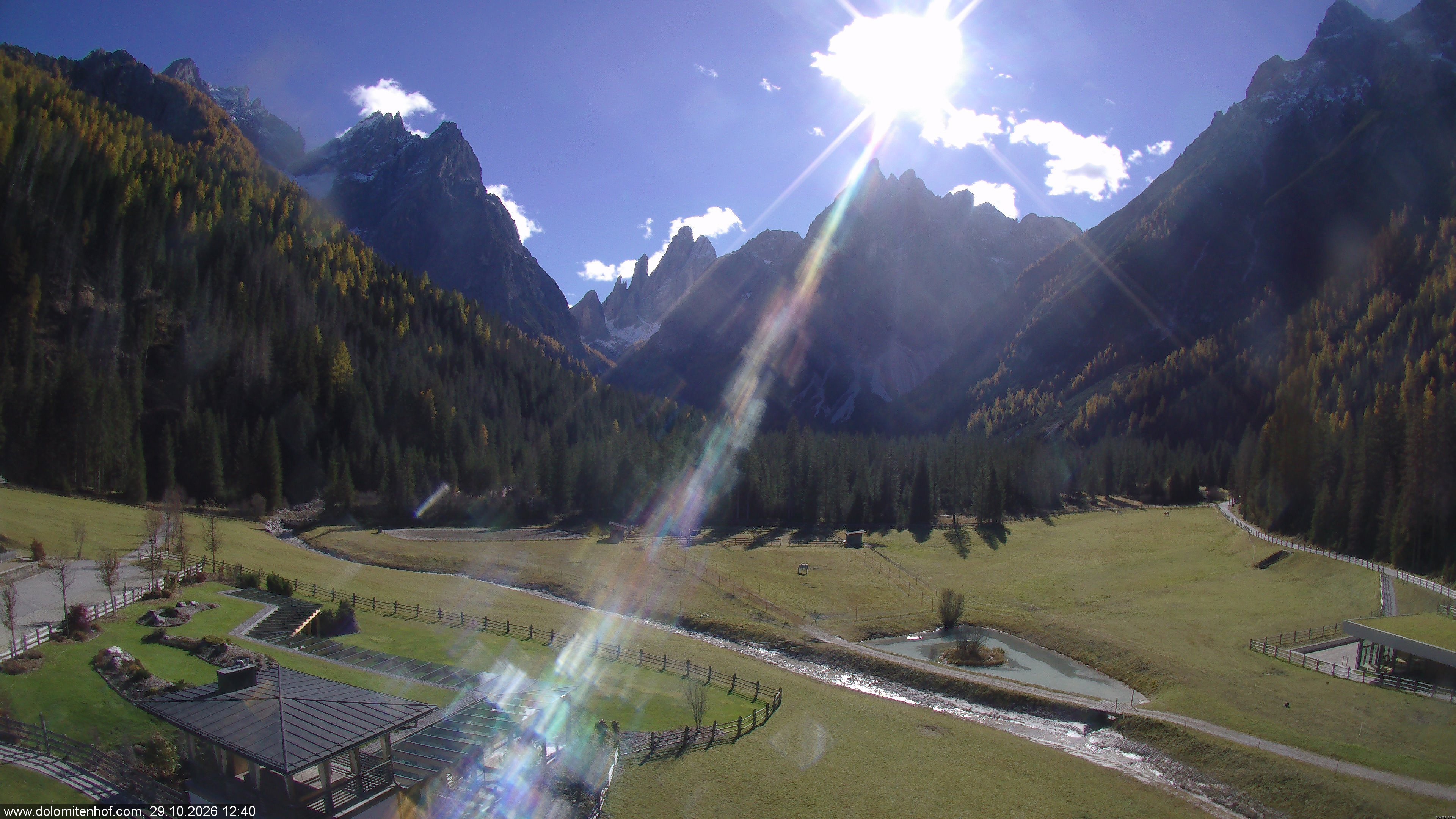 Archiv Foto Webcam Dolomitenhof - Fischleintal