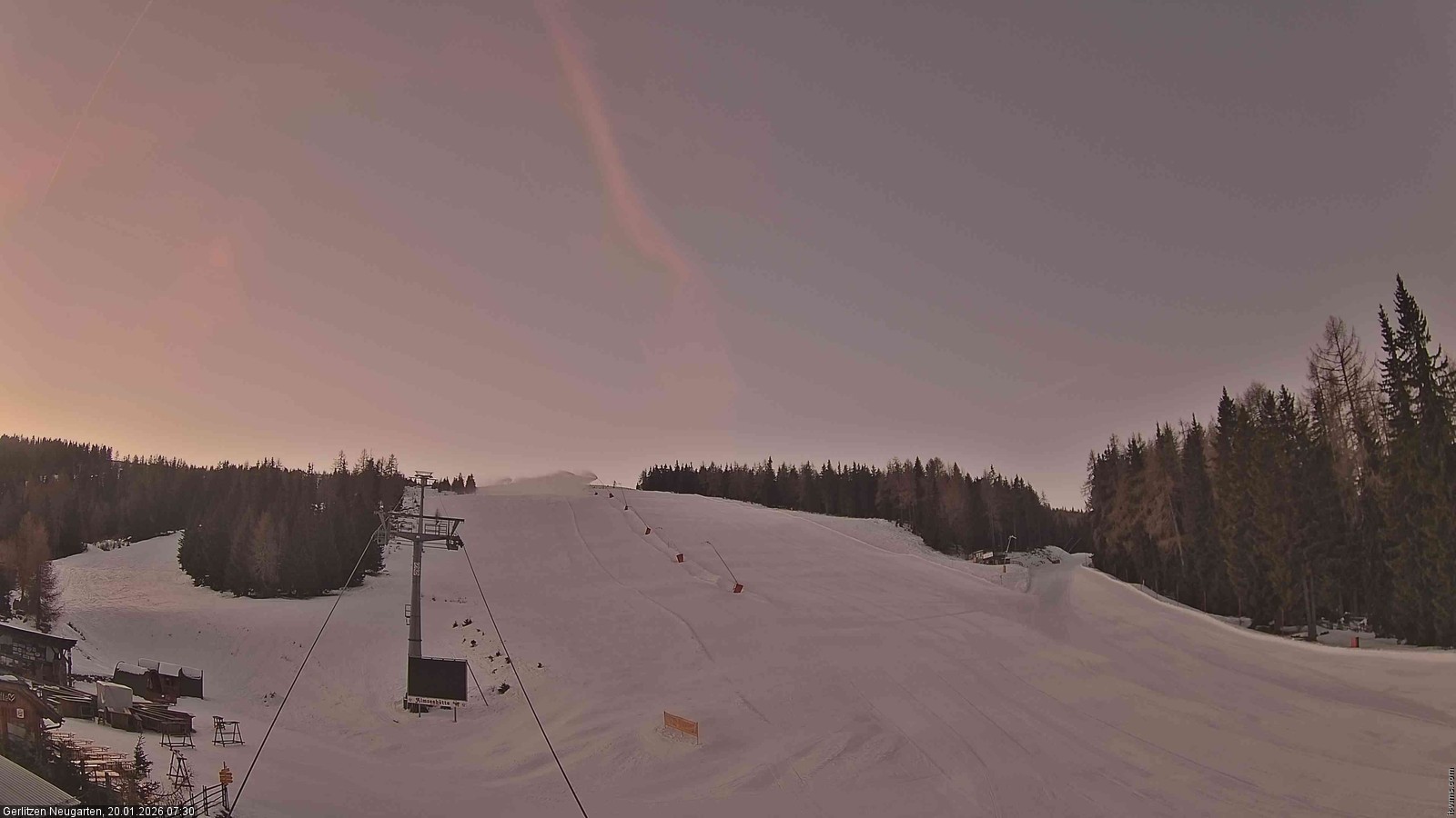 Archiv Foto Webcam Gerlitzen - Neugarten Sessellift