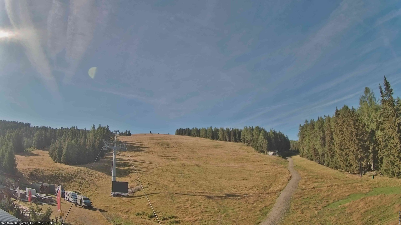 Archiv Foto Webcam Gerlitzen - Neugarten Sessellift