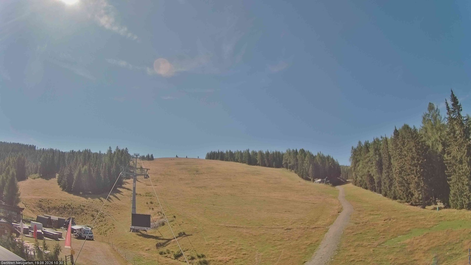 Archiv Foto Webcam Gerlitzen - Neugarten Sessellift
