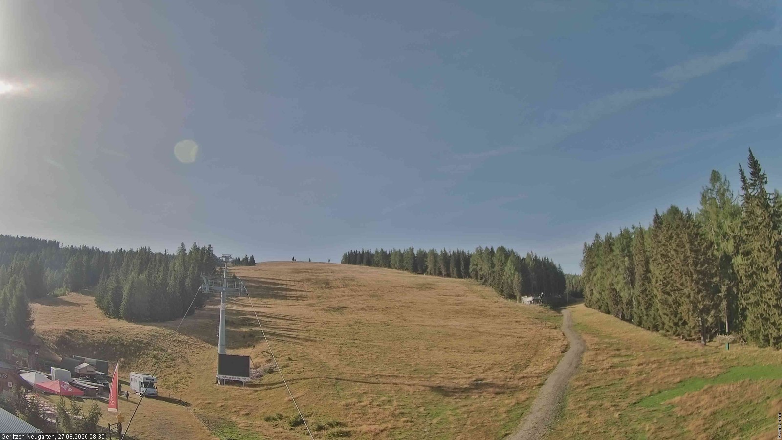 Archiv Foto Webcam Gerlitzen - Neugarten Sessellift