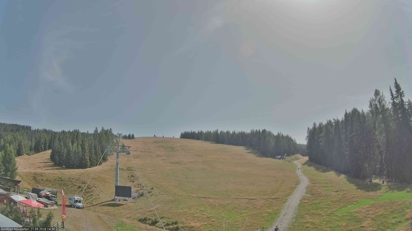 Archiv Foto Webcam Gerlitzen - Neugarten Sessellift