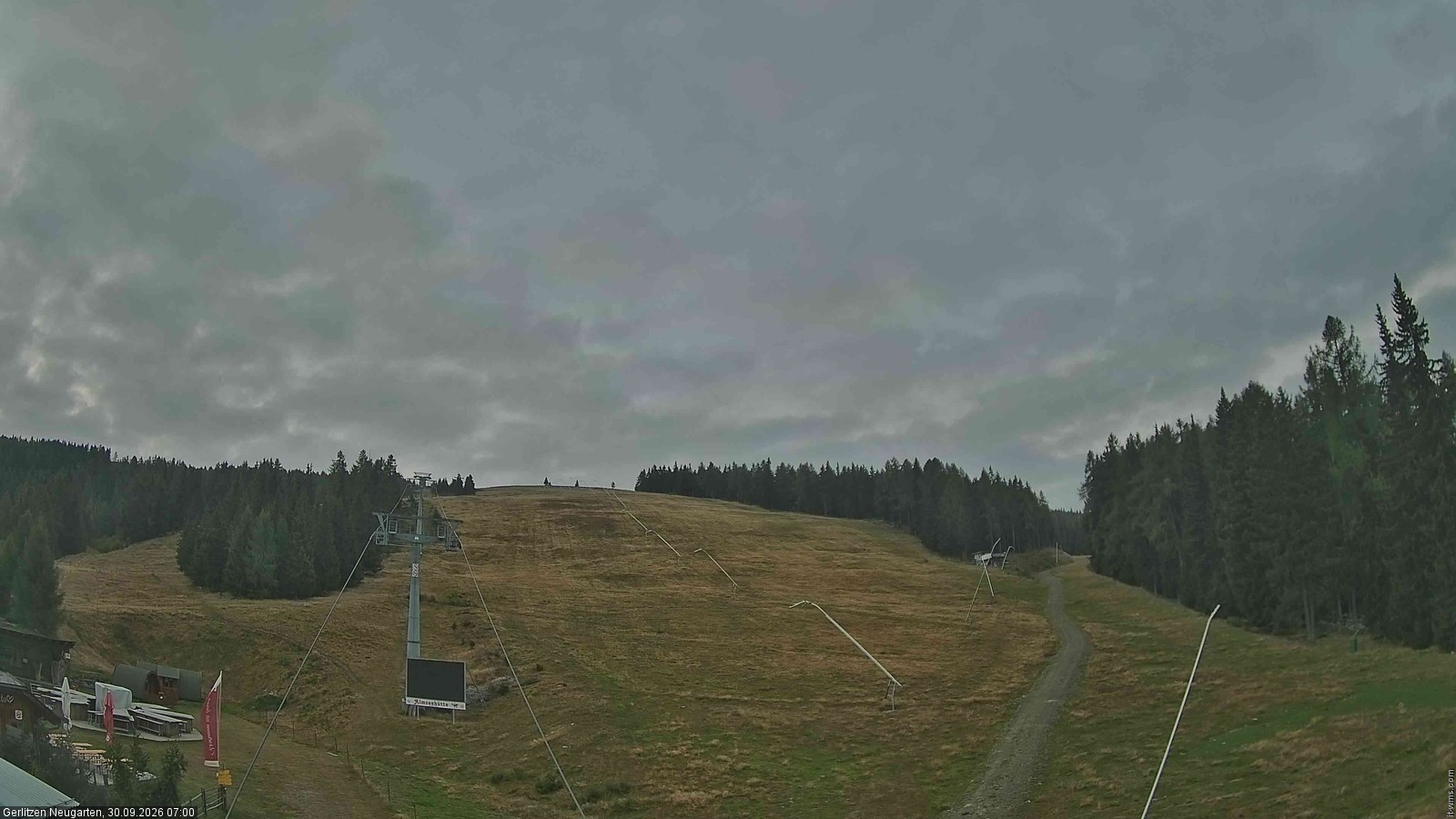 Archiv Foto Webcam Gerlitzen - Neugarten Sessellift