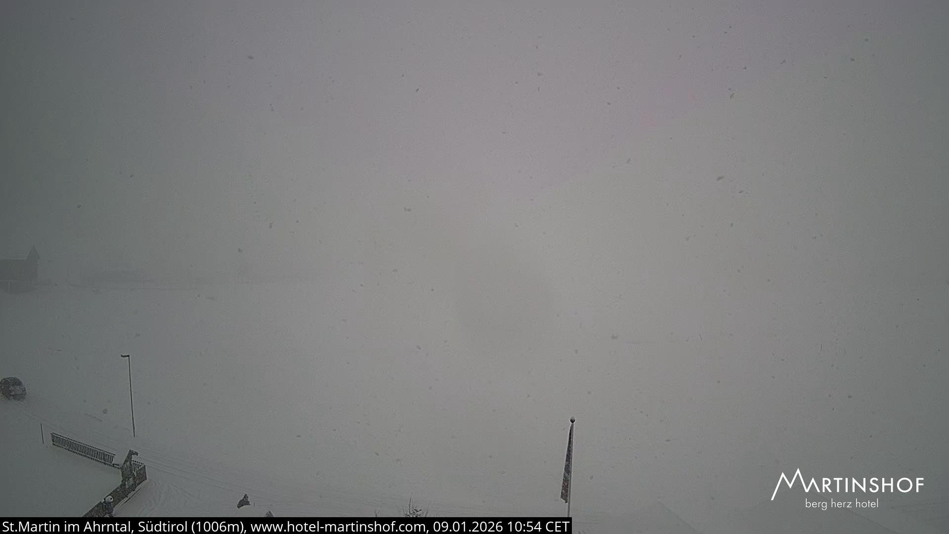 Archiv Foto Webcam Hotel Martinshof - St. Martin im Ahrntal