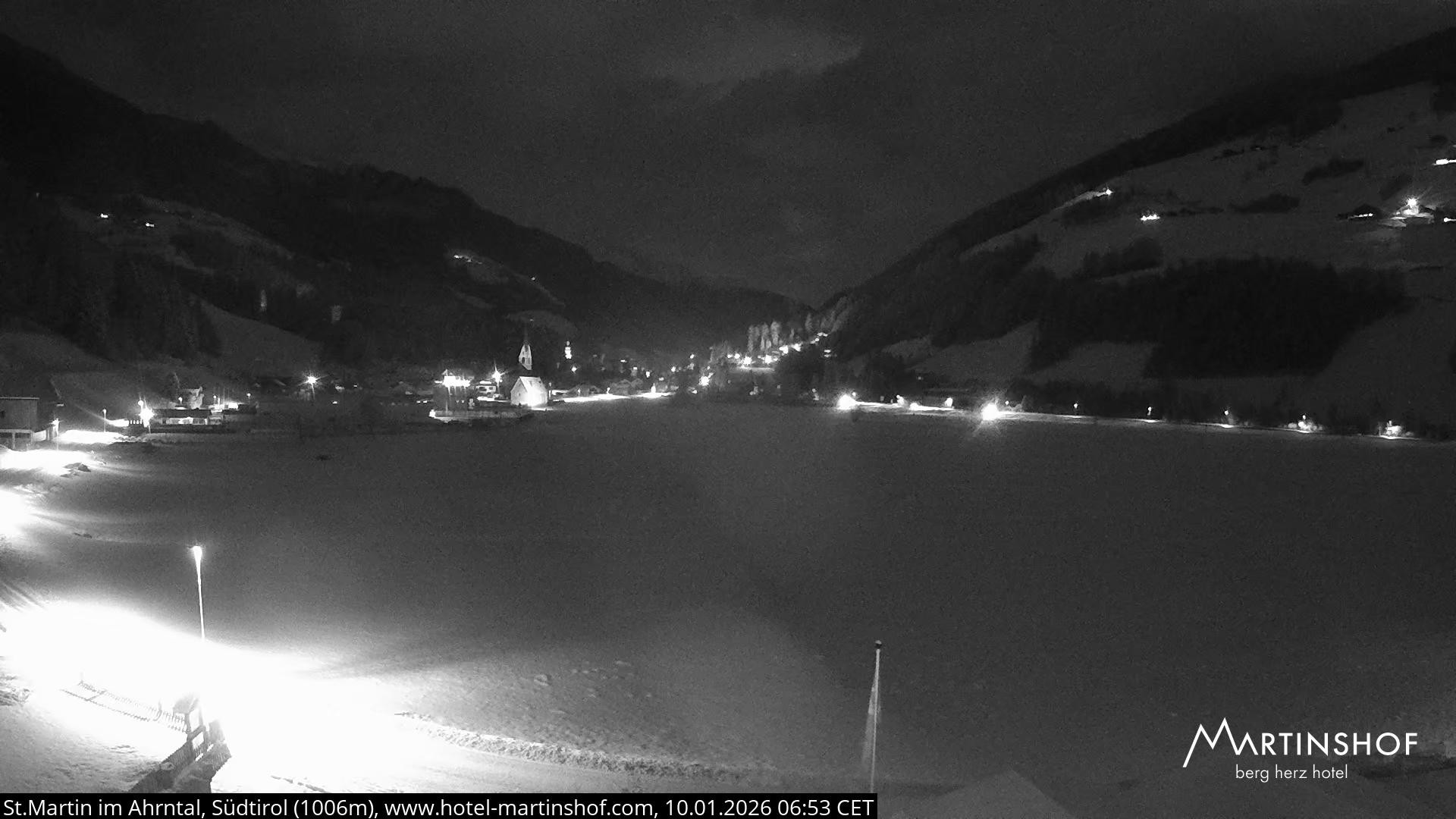 Archiv Foto Webcam Hotel Martinshof - St. Martin im Ahrntal