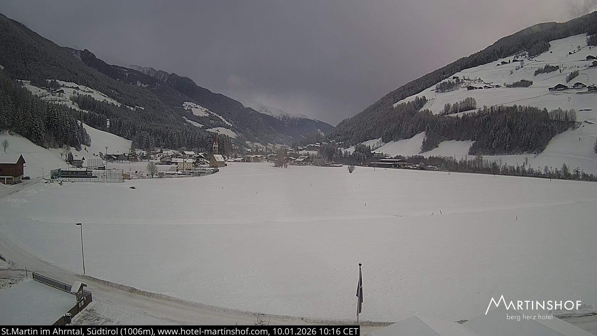 Archiv Foto Webcam Hotel Martinshof - St. Martin im Ahrntal