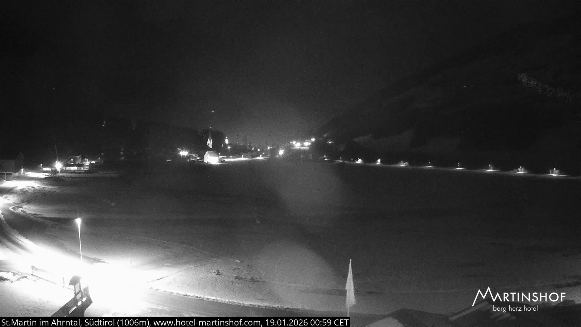 Archiv Foto Webcam Hotel Martinshof - St. Martin im Ahrntal