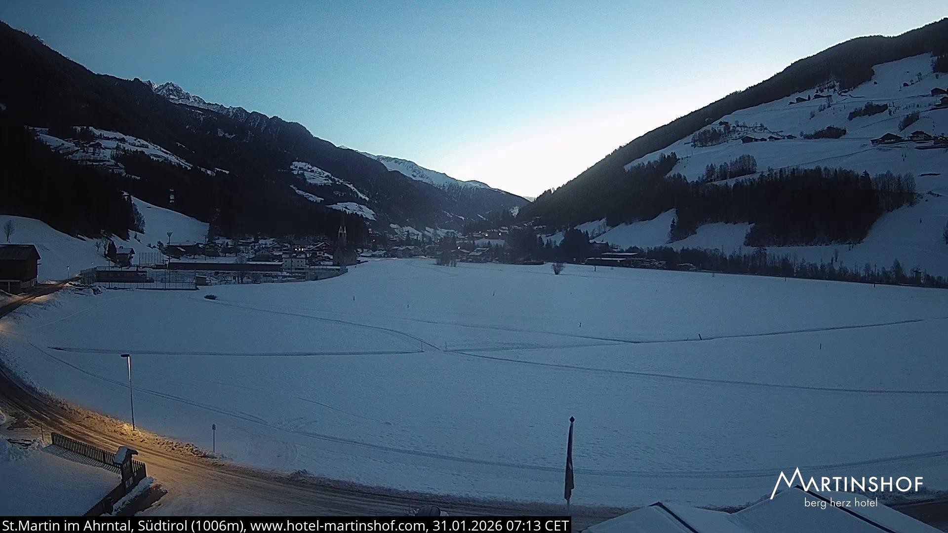 Archived image Webcam Hotel Martinshof - St. Martin - South Tyrol