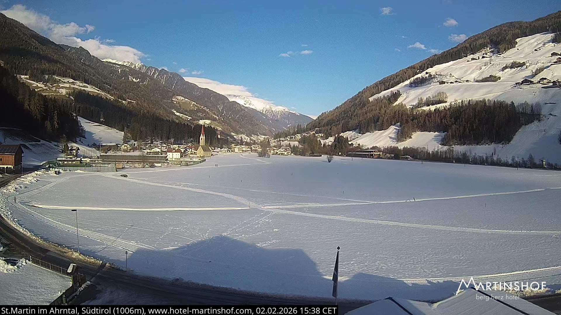Archiv Foto Webcam Hotel Martinshof - St. Martin im Ahrntal
