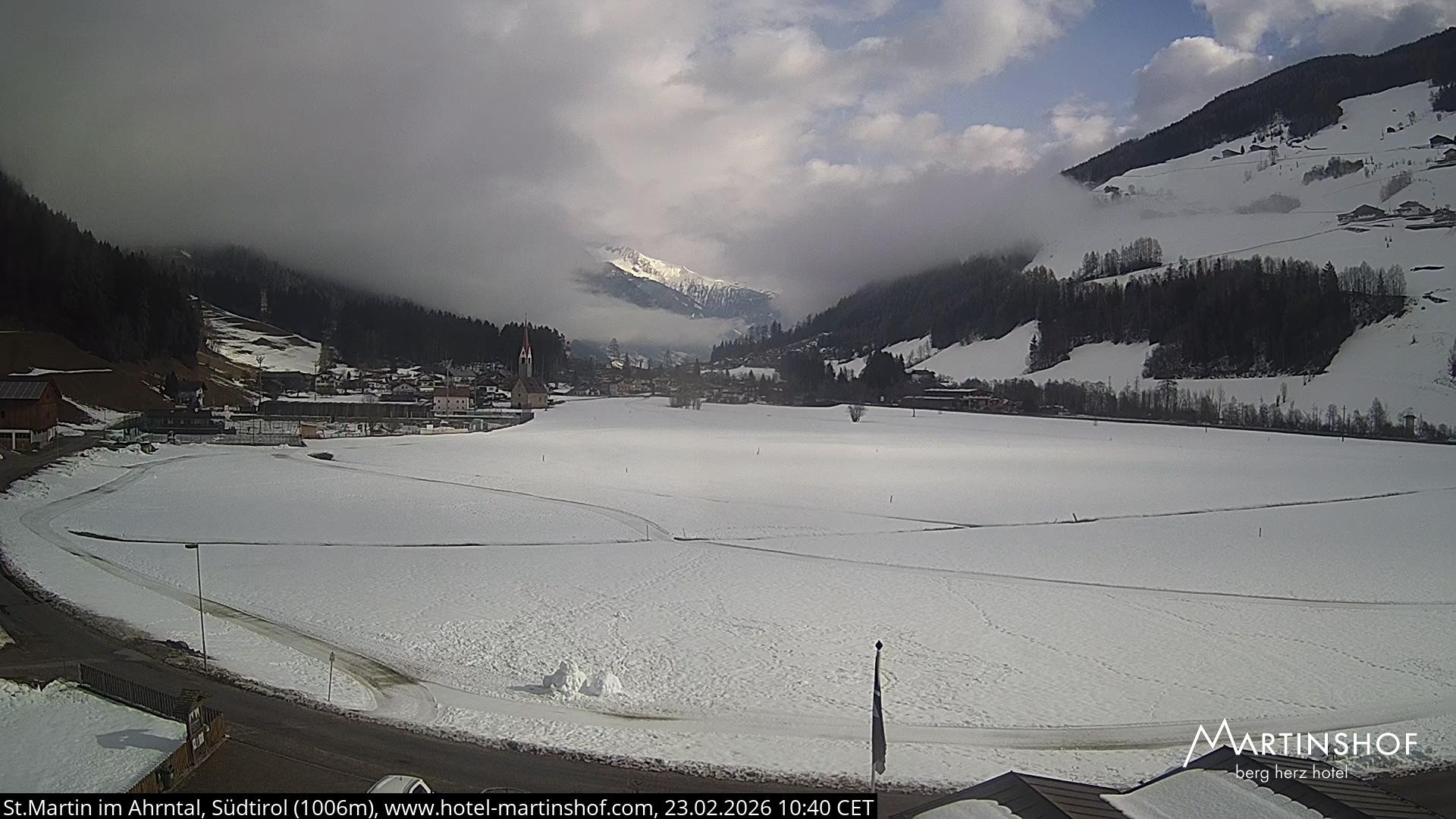 Archiv Foto Webcam Hotel Martinshof - St. Martin im Ahrntal