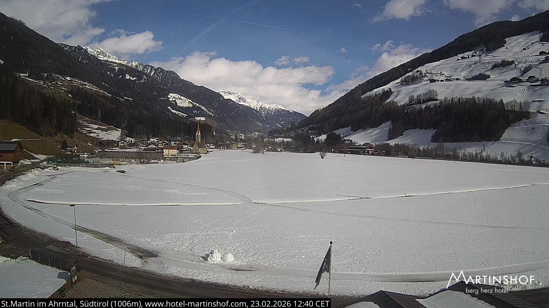 Archiv Foto Webcam Hotel Martinshof - St. Martin im Ahrntal