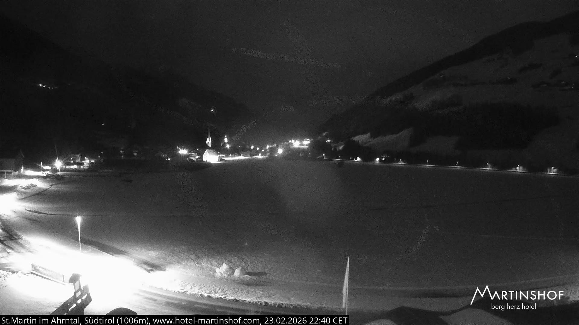 Archiv Foto Webcam Hotel Martinshof - St. Martin im Ahrntal