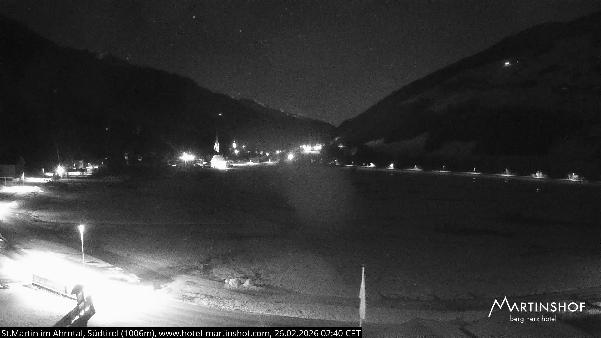 Archived image Webcam Hotel Martinshof - St. Martin - South Tyrol
