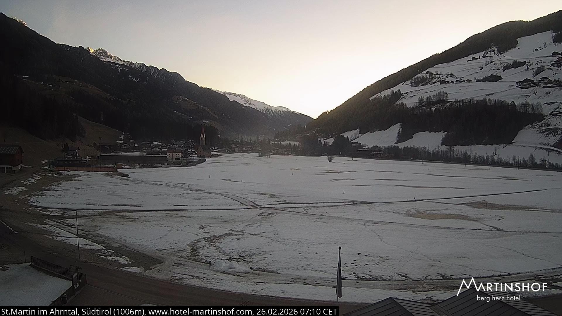 Archived image Webcam Hotel Martinshof - St. Martin - South Tyrol