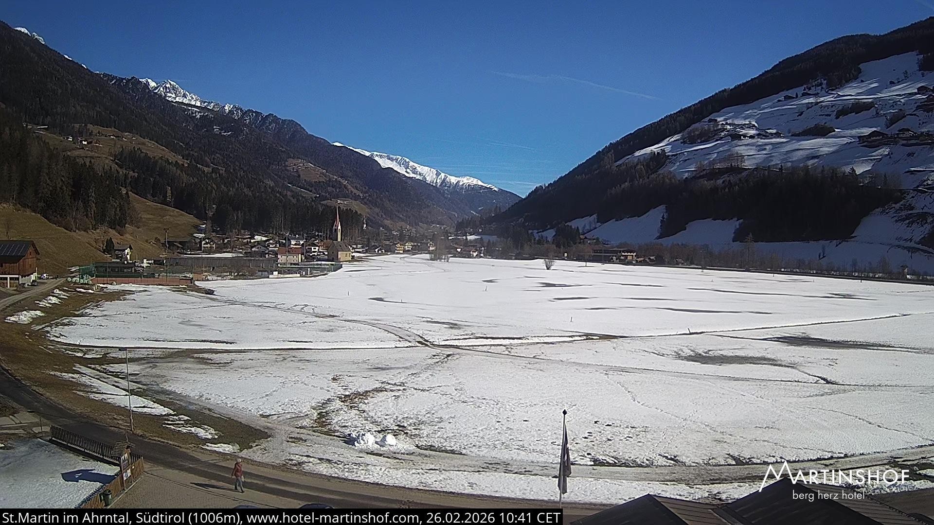 Archived image Webcam Hotel Martinshof - St. Martin - South Tyrol